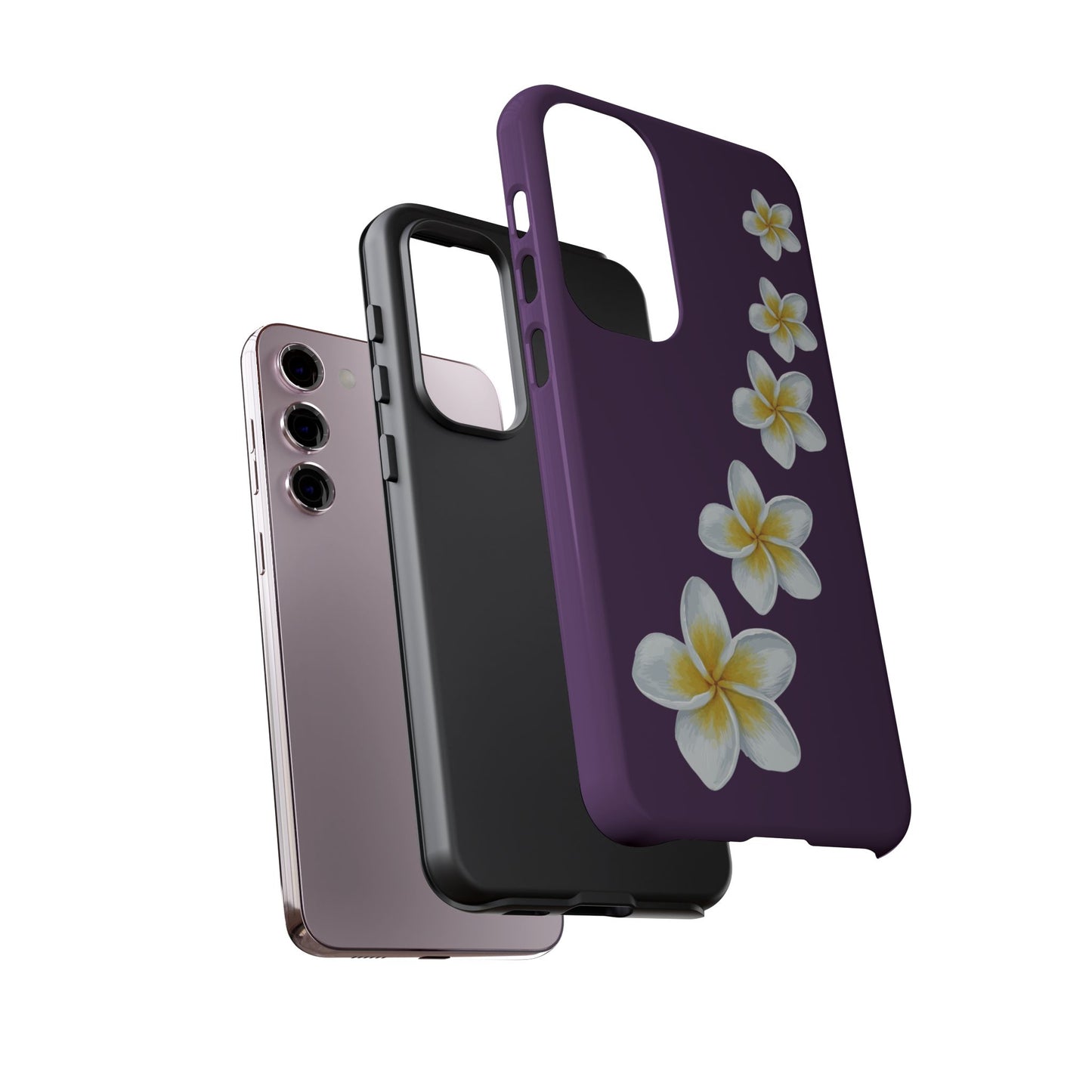 Flower Me Purple Durable Phone Case