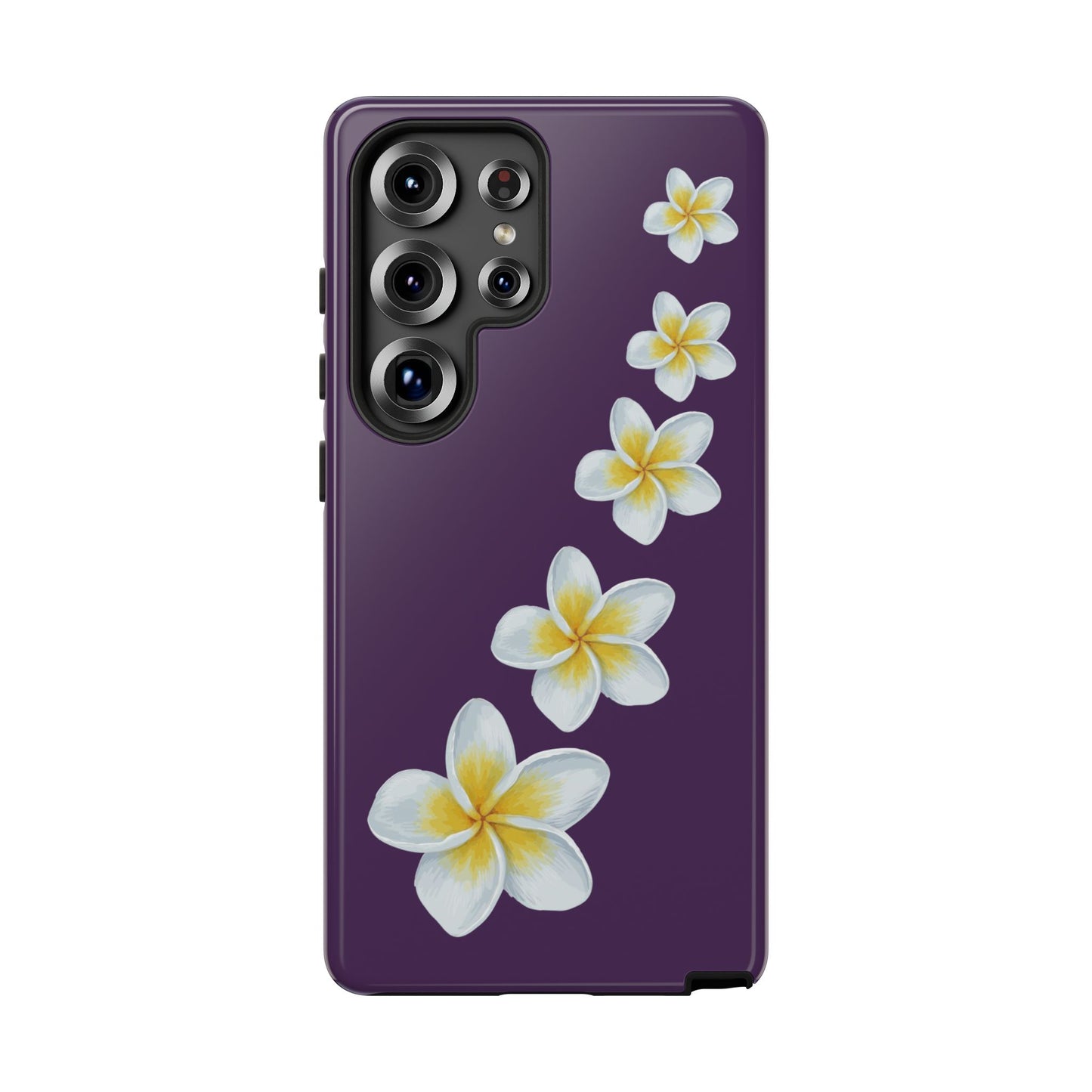 Flower Me Purple Durable Phone Case