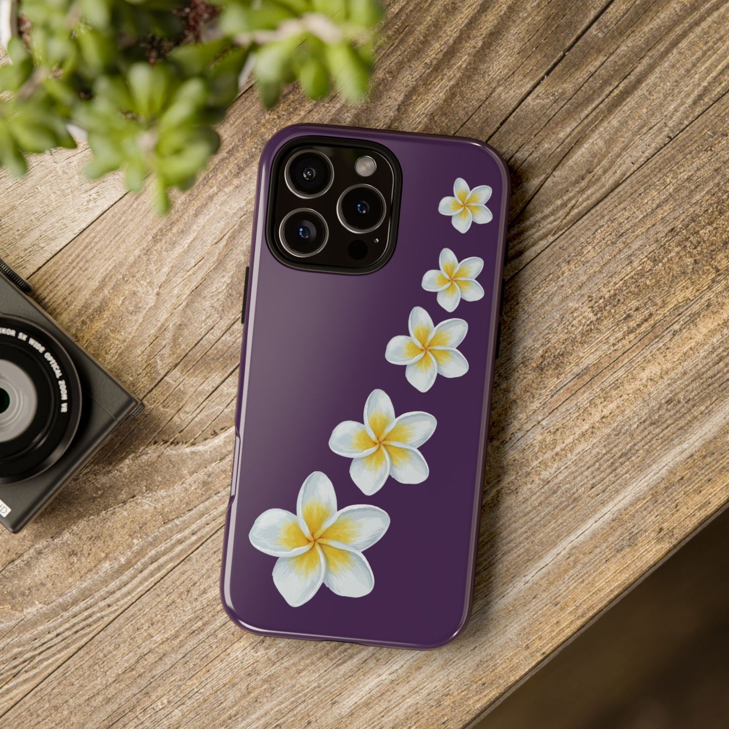 Flower Me Purple Durable Phone Case