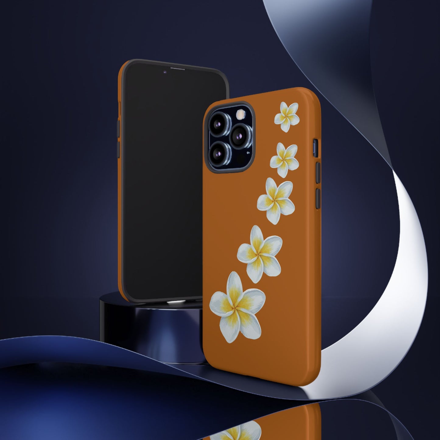 Flower Me Orange Durable Phone Cases