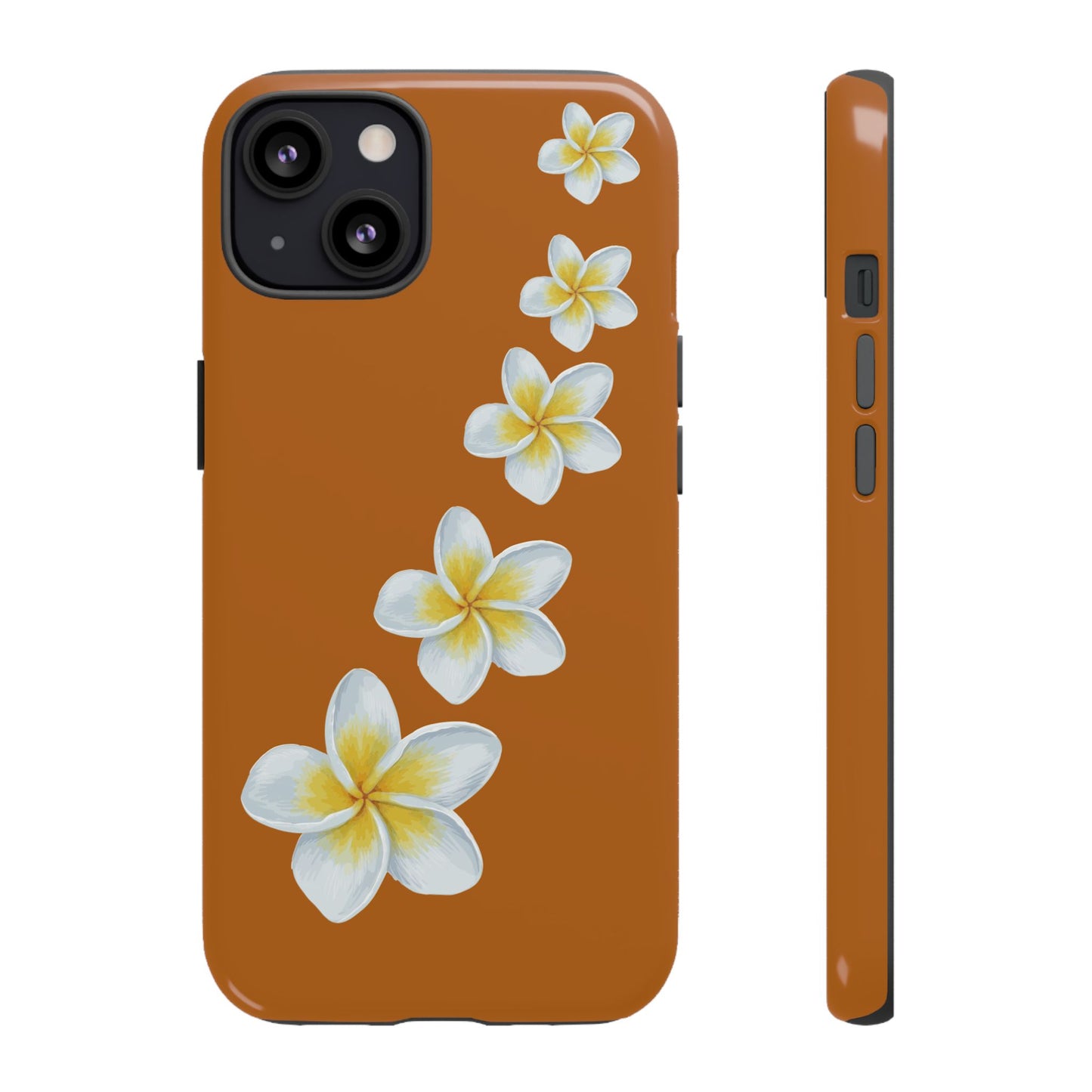 Flower Me Orange Durable Phone Cases