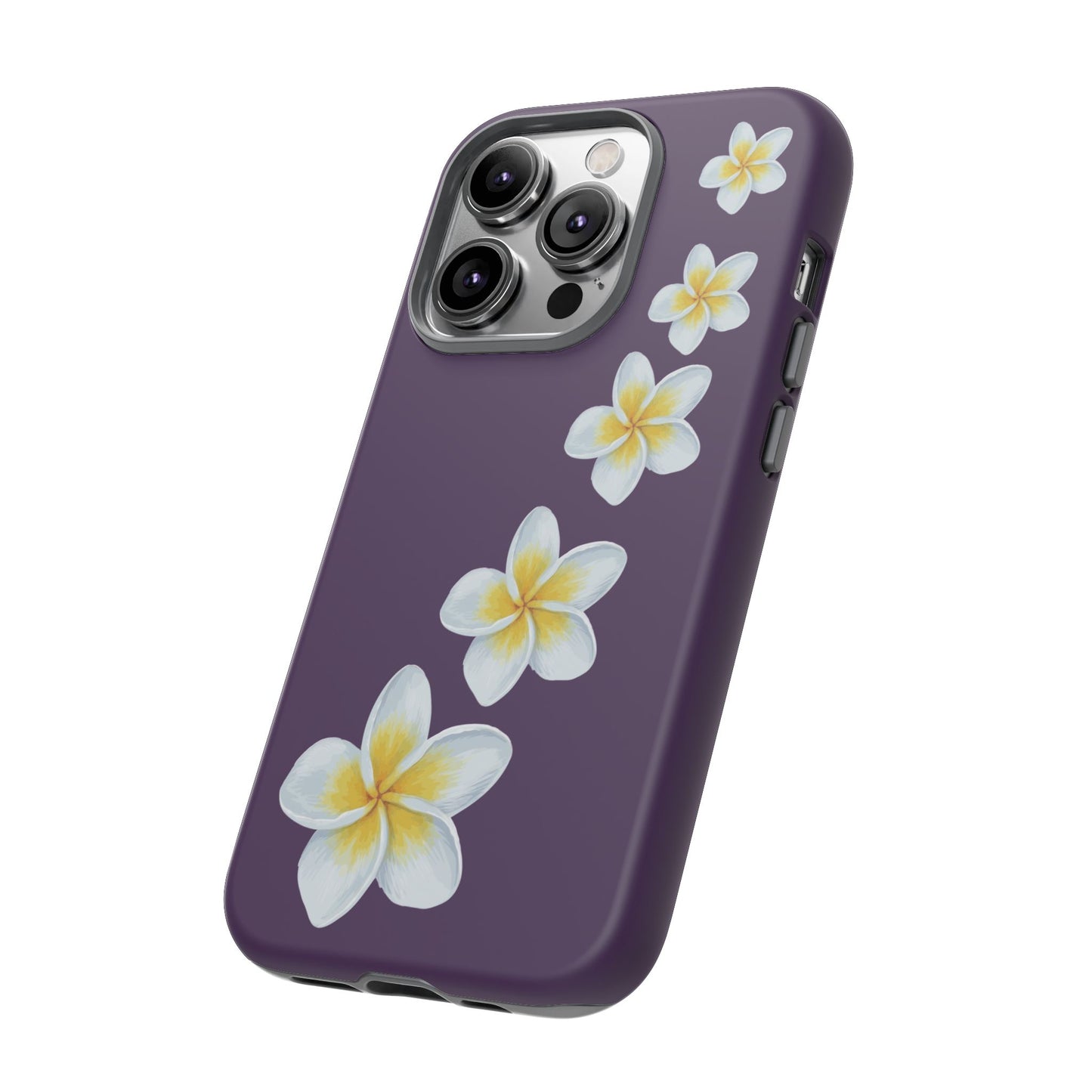 Flower Me Purple Durable Phone Case