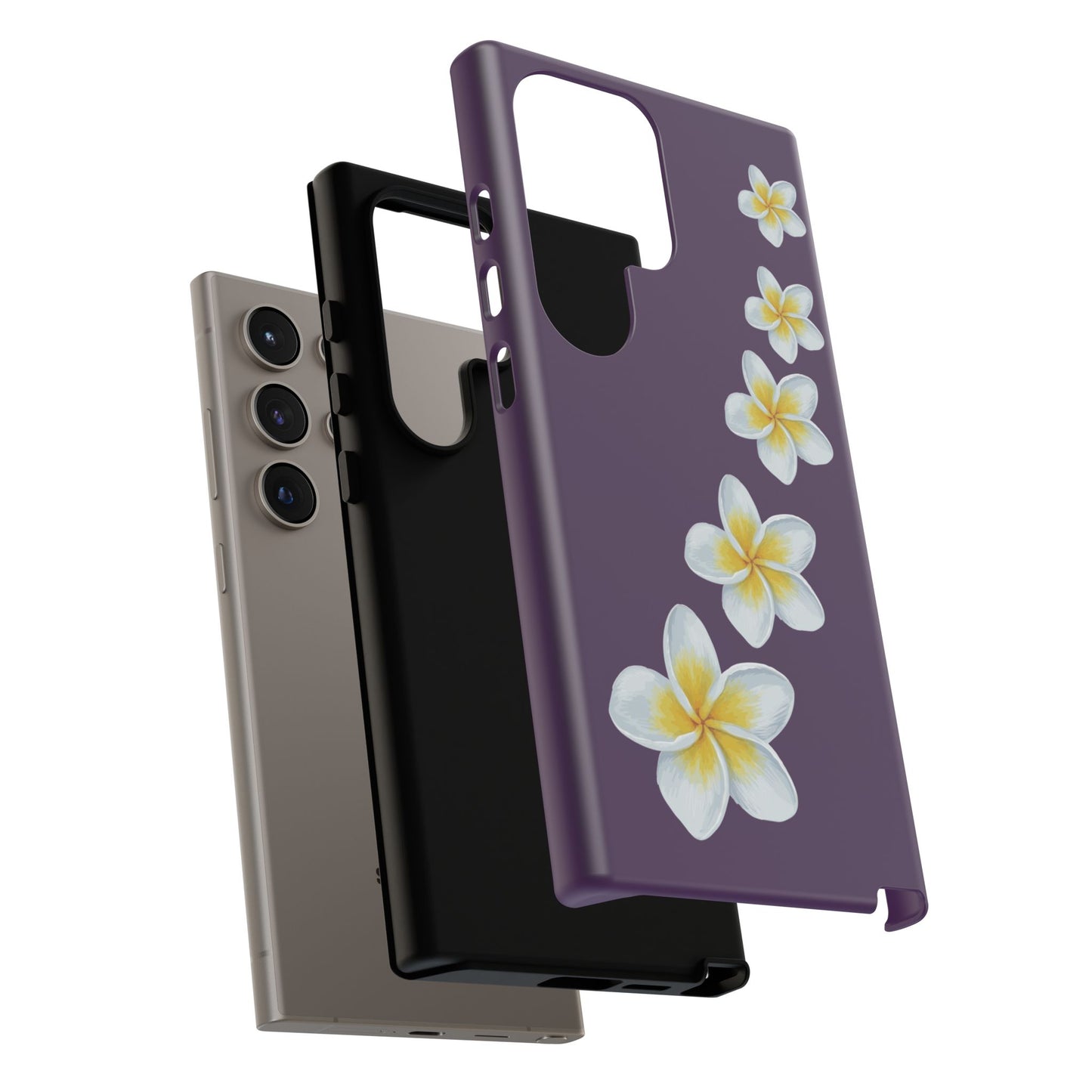 Flower Me Purple Durable Phone Case