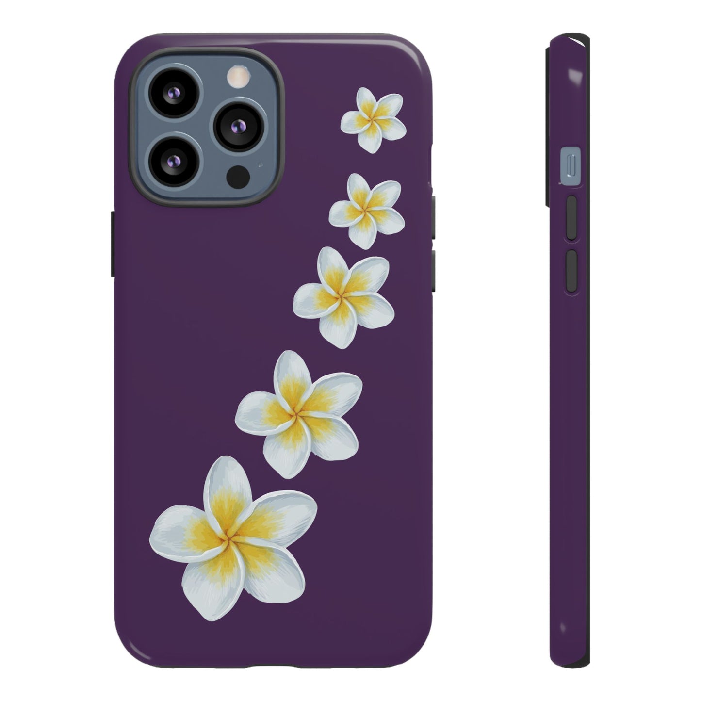 Flower Me Purple Durable Phone Case