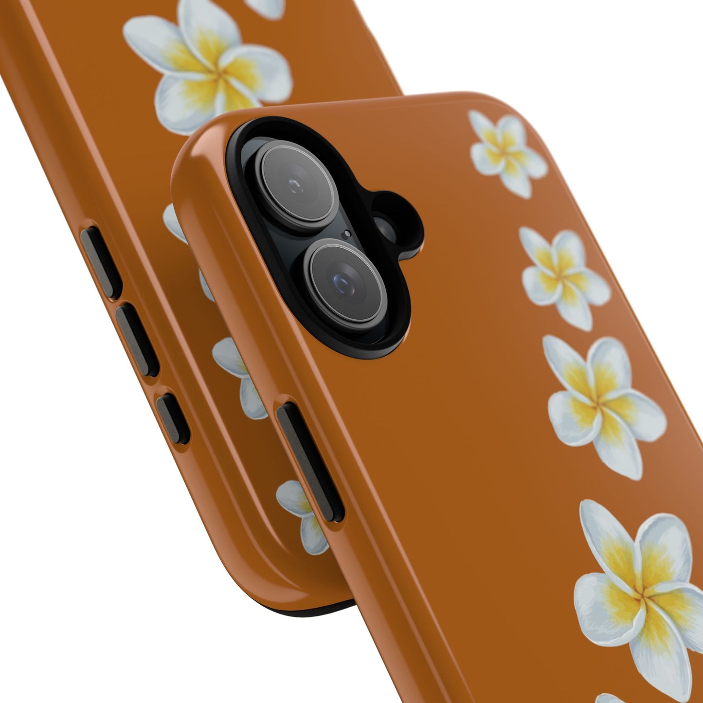 Flower Me Orange Durable Phone Cases