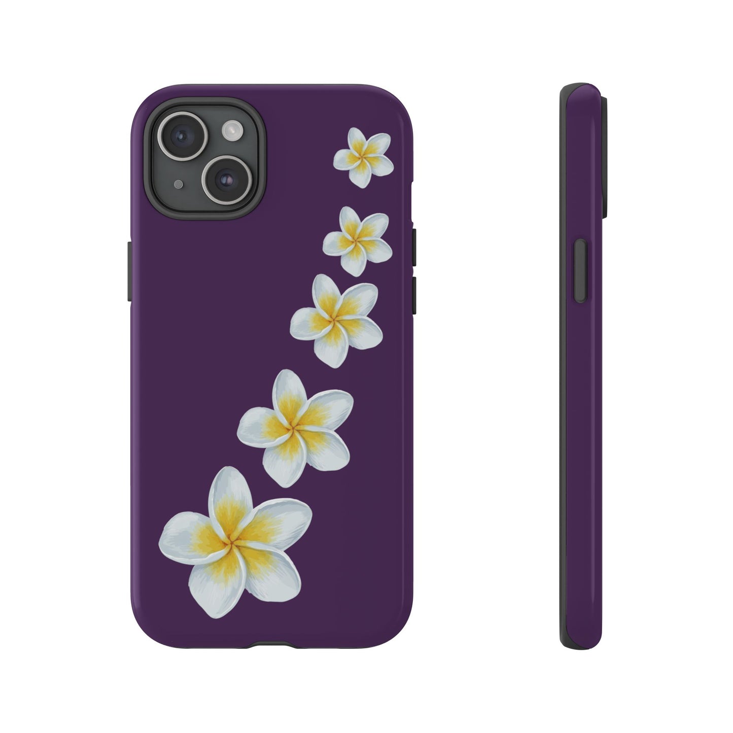 Flower Me Purple Durable Phone Case