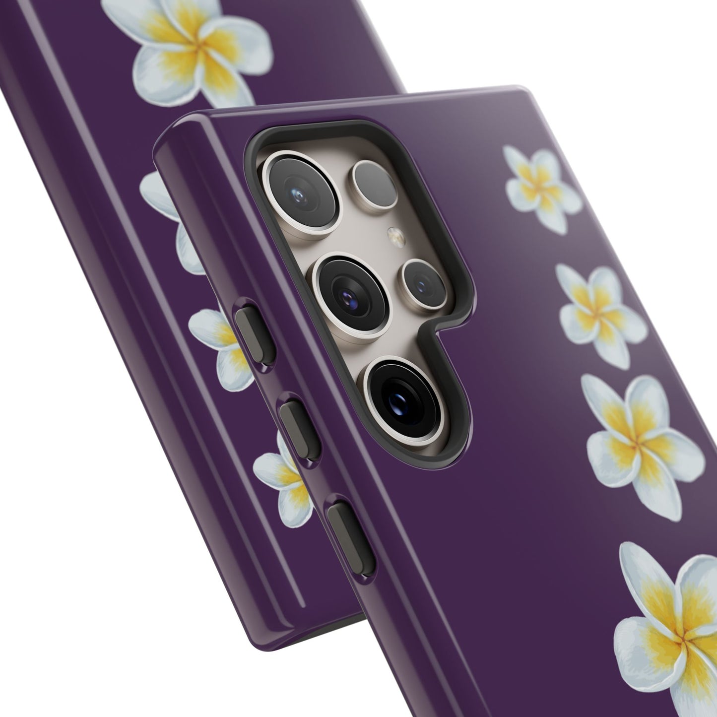 Flower Me Purple Durable Phone Case
