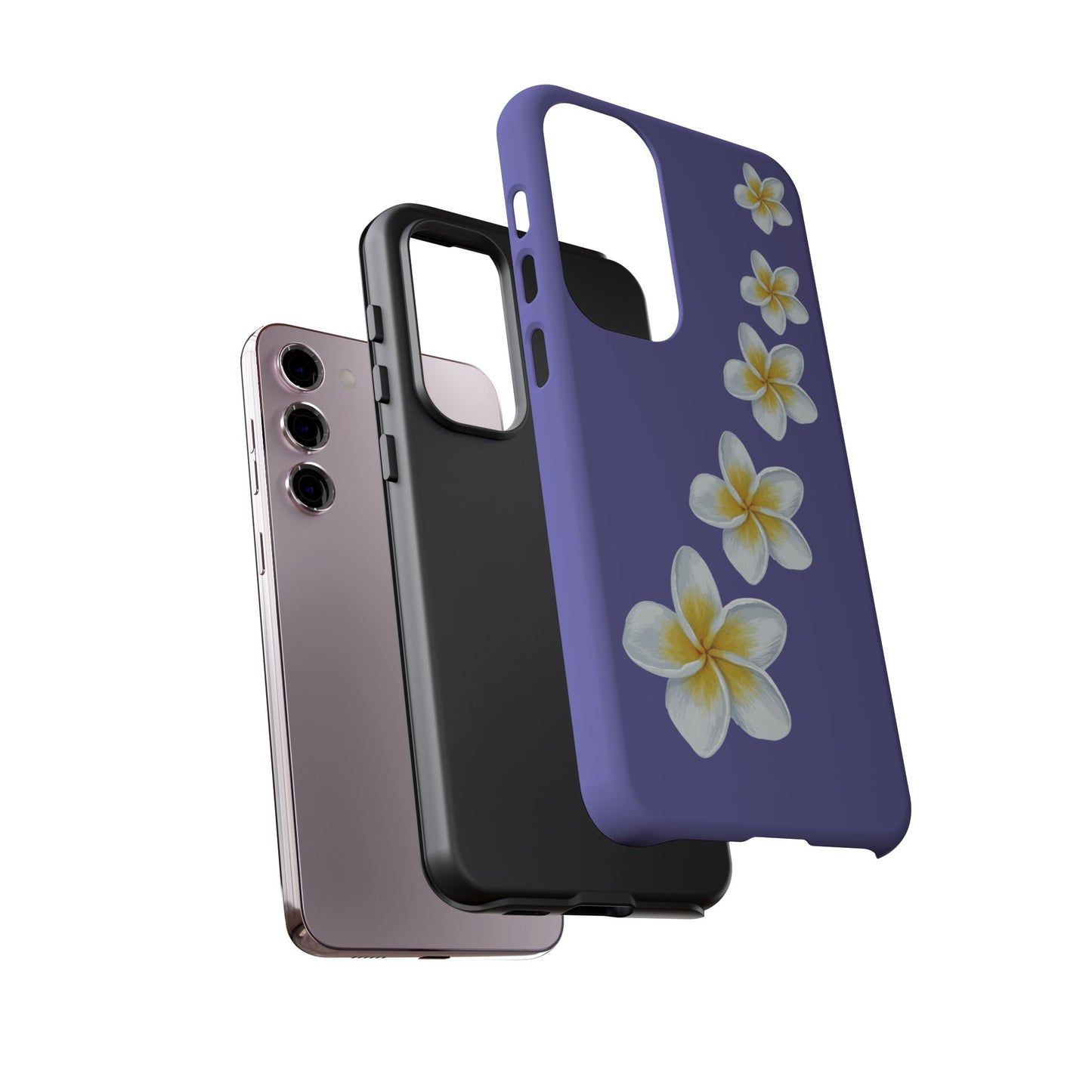 Flower Me Indigo Durable Phone Case