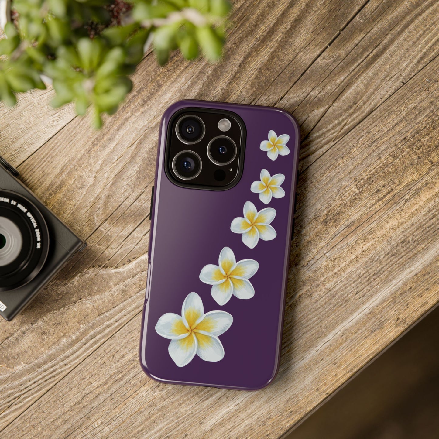 Flower Me Purple Durable Phone Case