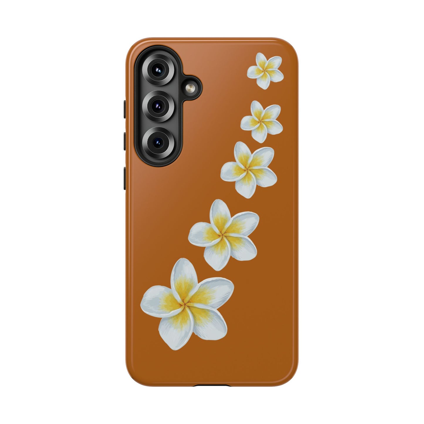 Flower Me Orange Durable Phone Cases