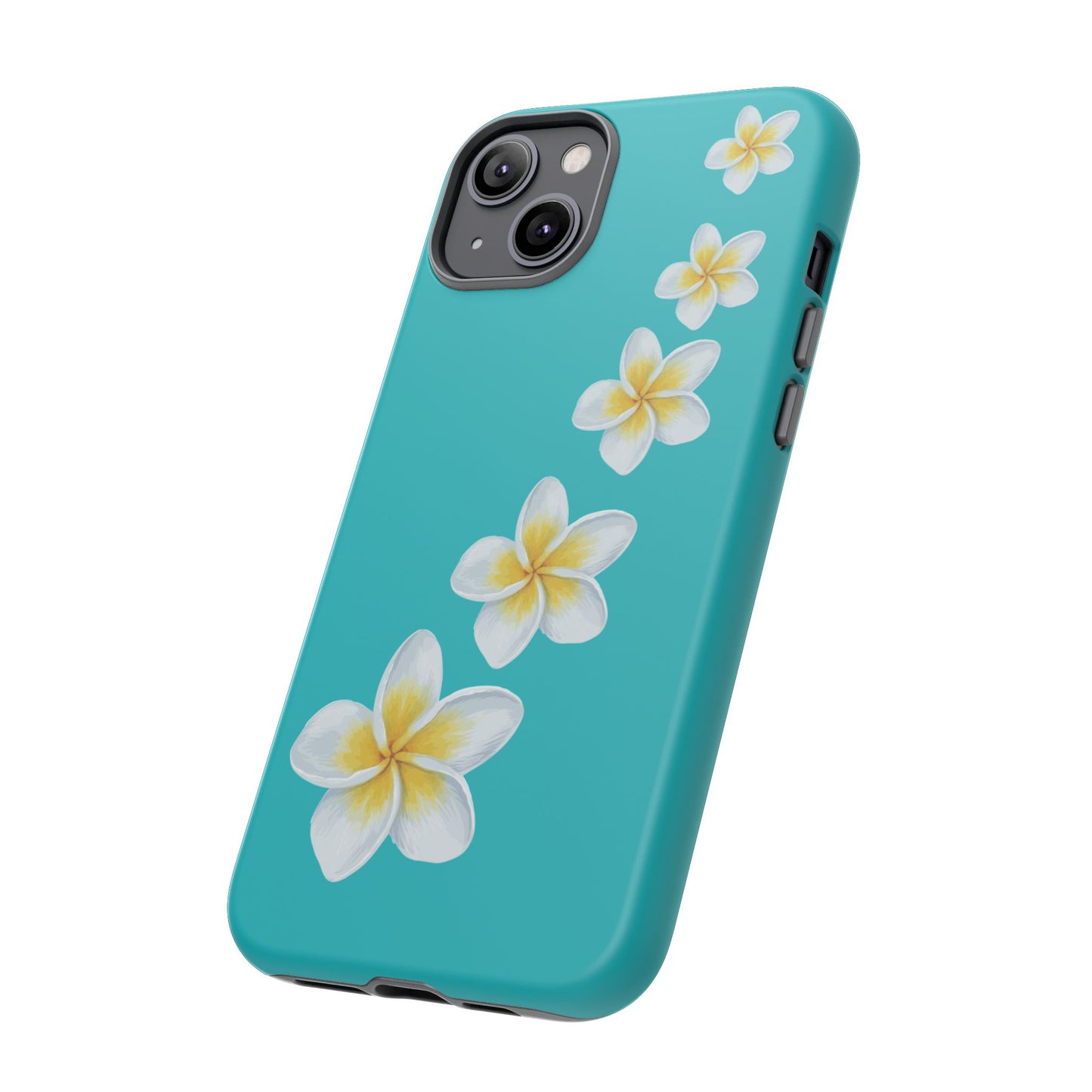 Flower Me Blue Durable Phone Case