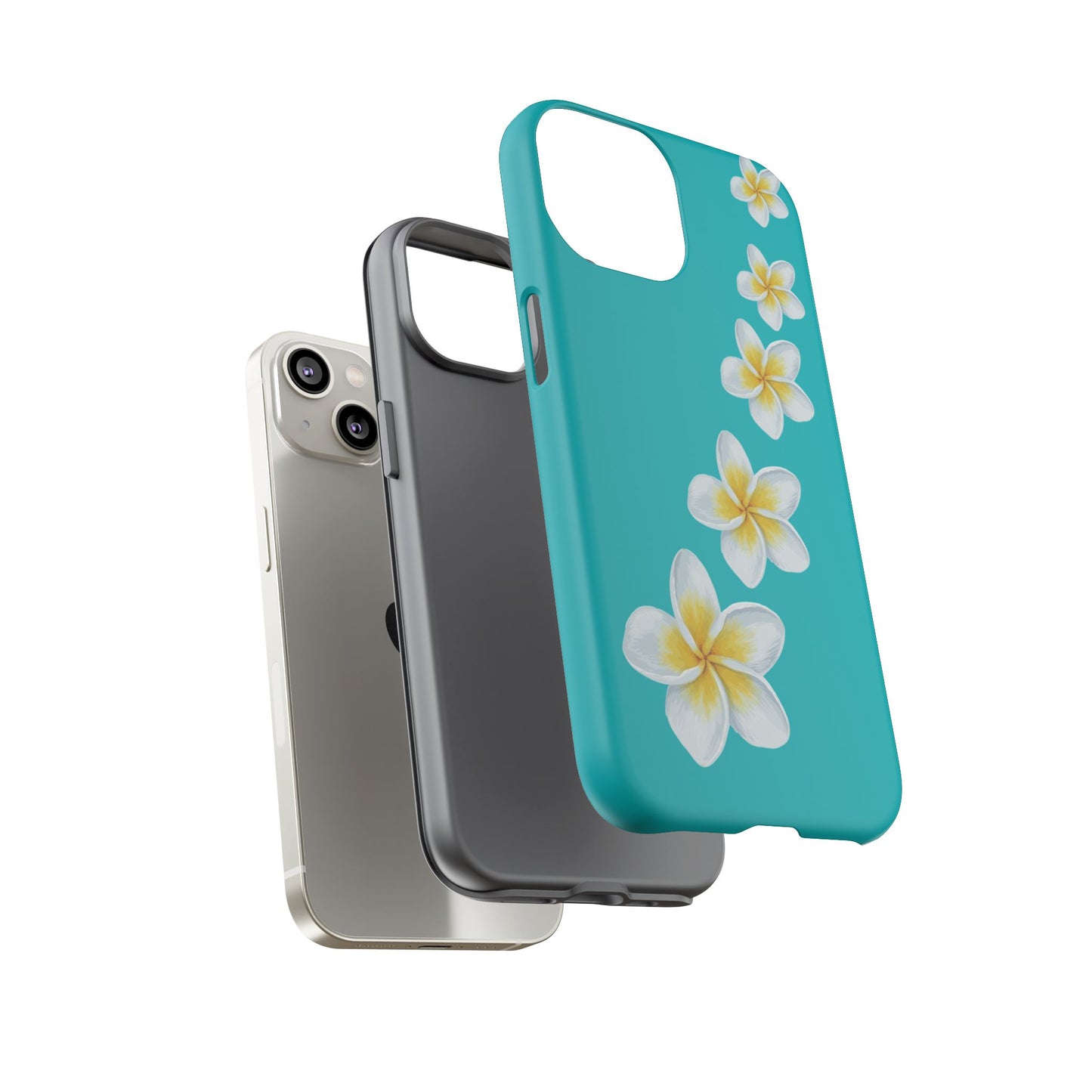 Flower Me Blue Durable Phone Case