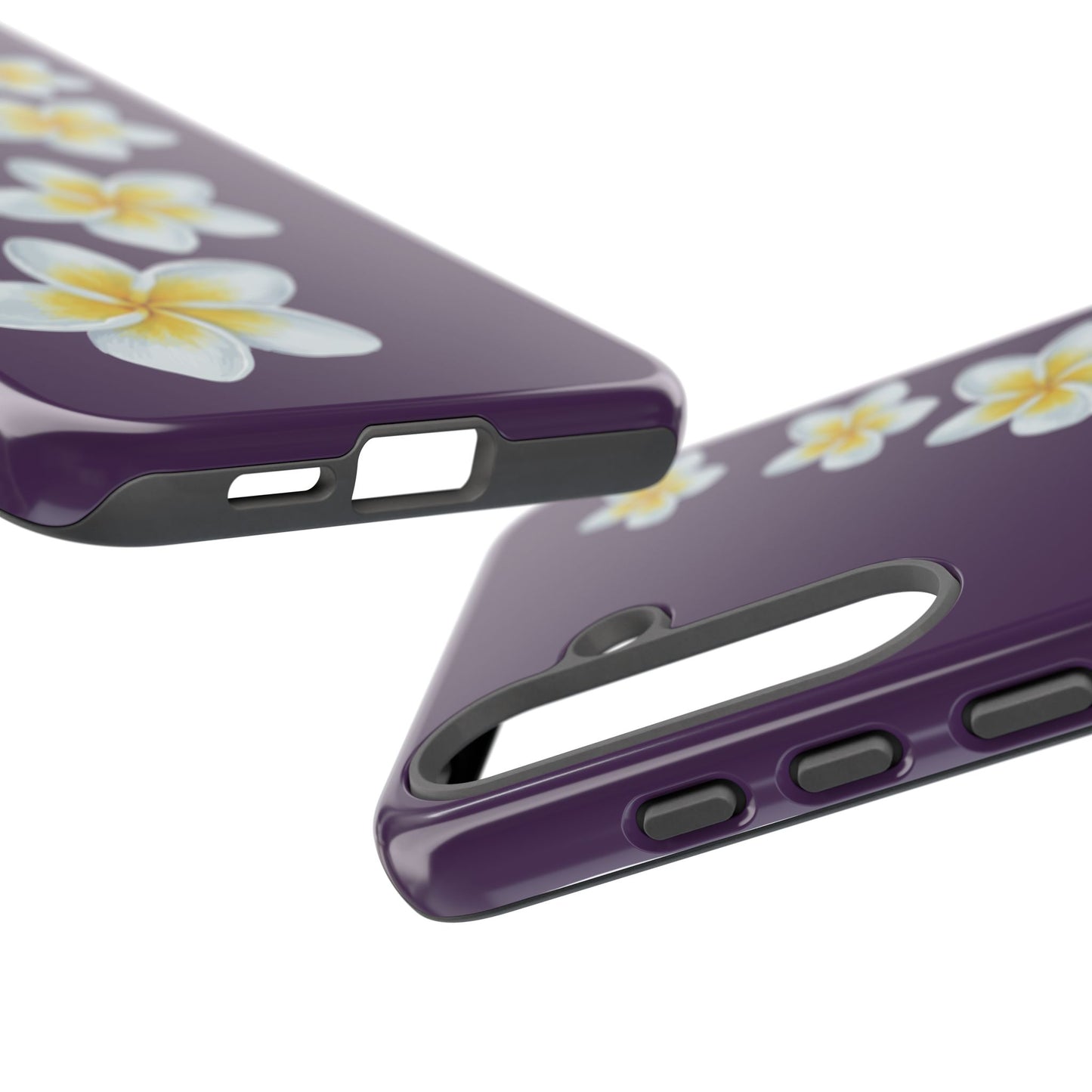 Flower Me Purple Durable Phone Case