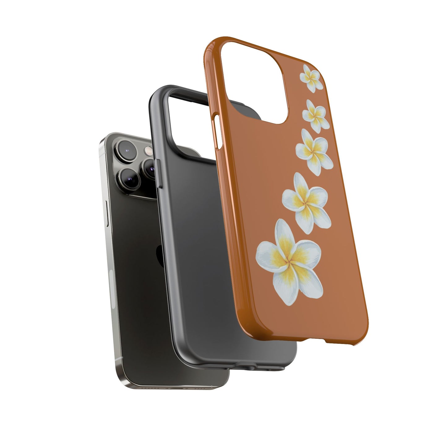Flower Me Orange Durable Phone Cases