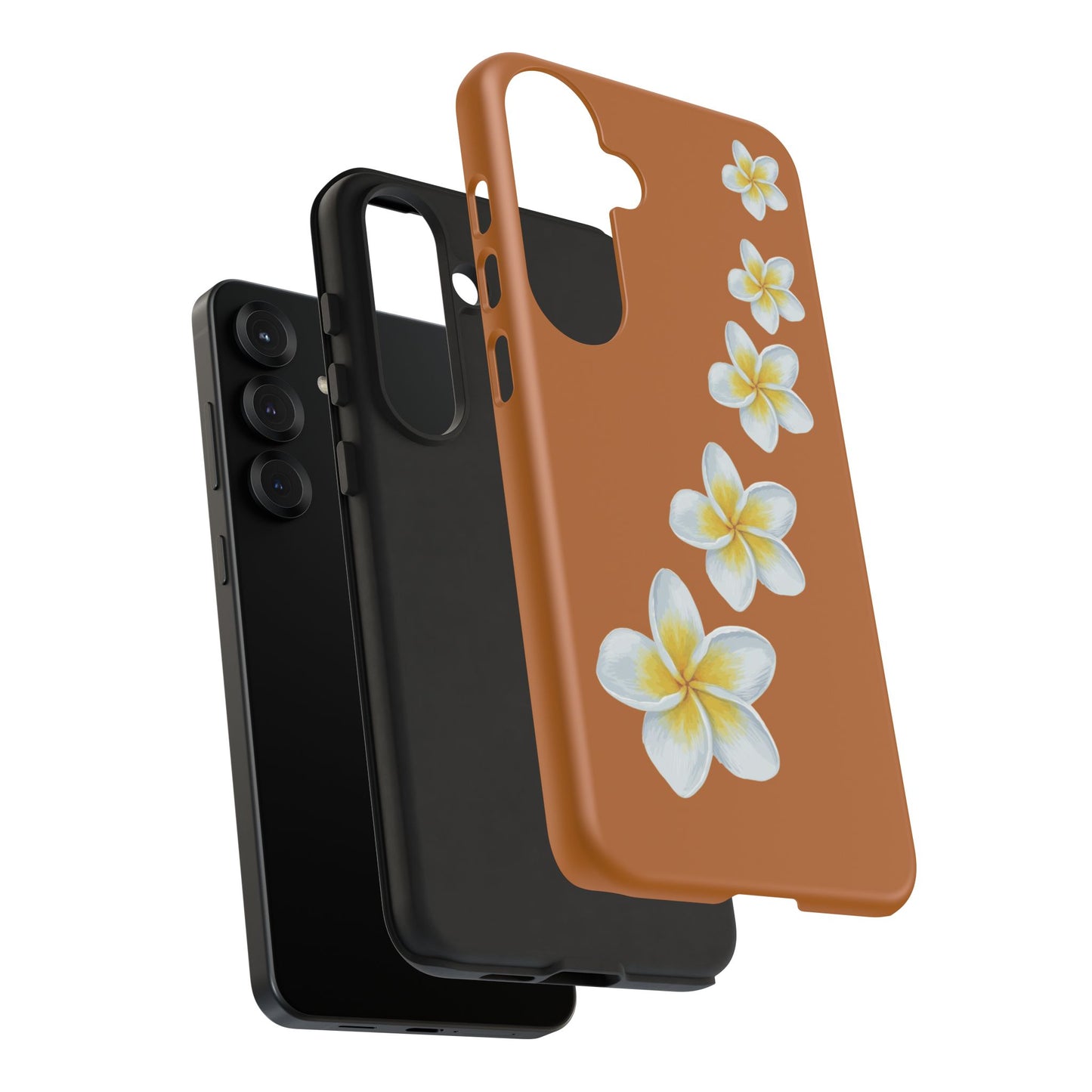 Flower Me Orange Durable Phone Cases