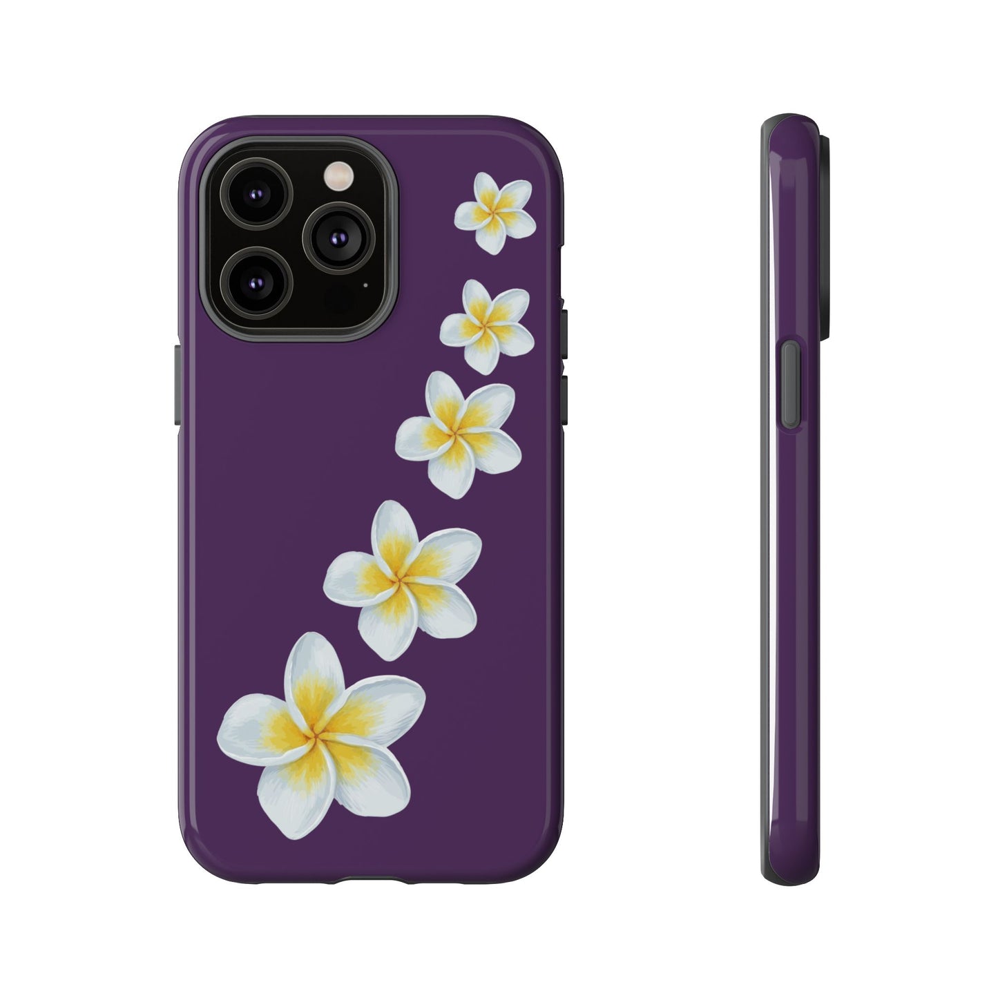 Flower Me Purple Durable Phone Case