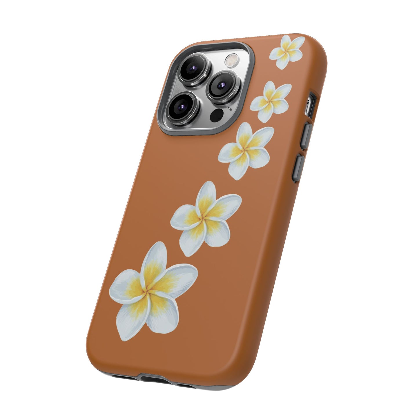 Flower Me Orange Durable Phone Cases