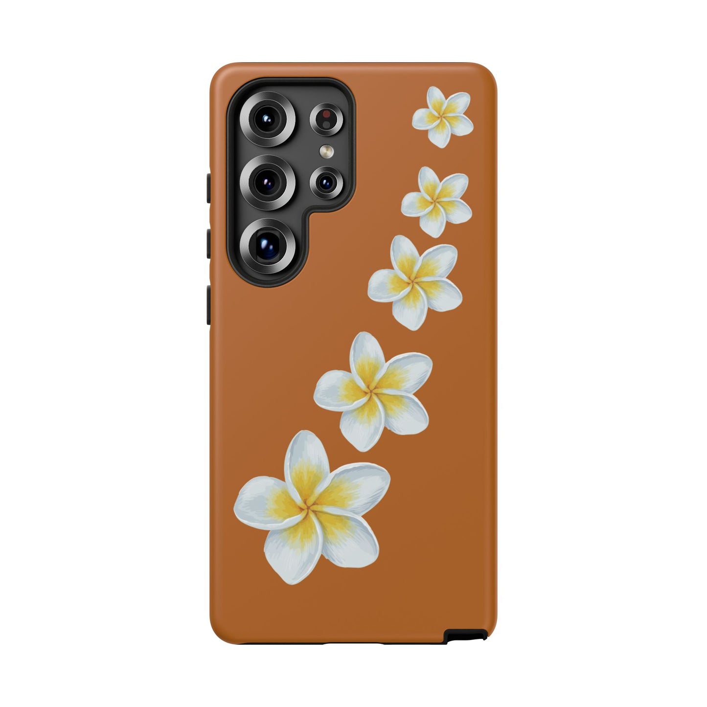 Flower Me Orange Durable Phone Cases