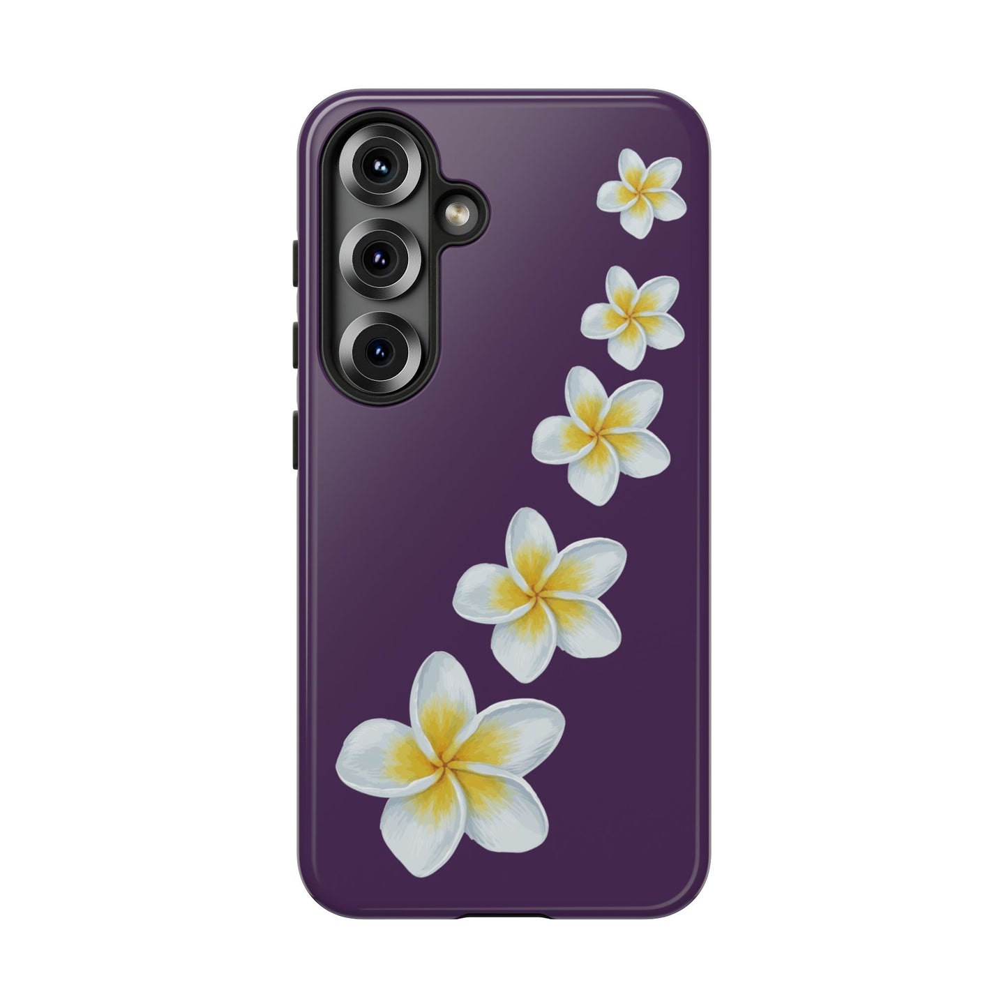 Flower Me Purple Durable Phone Case