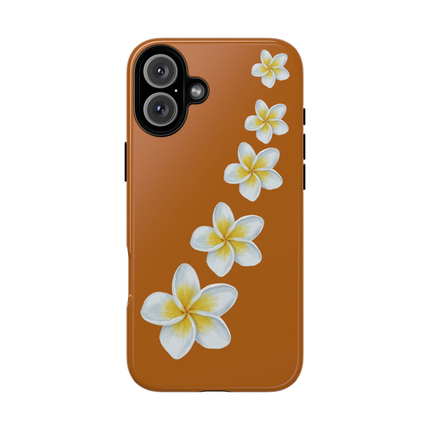 Flower Me Orange Durable Phone Cases