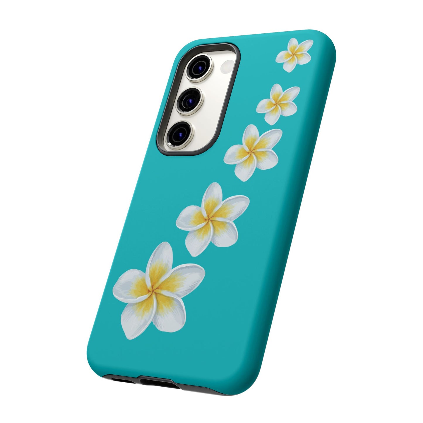 Flower Me Blue Durable Phone Case
