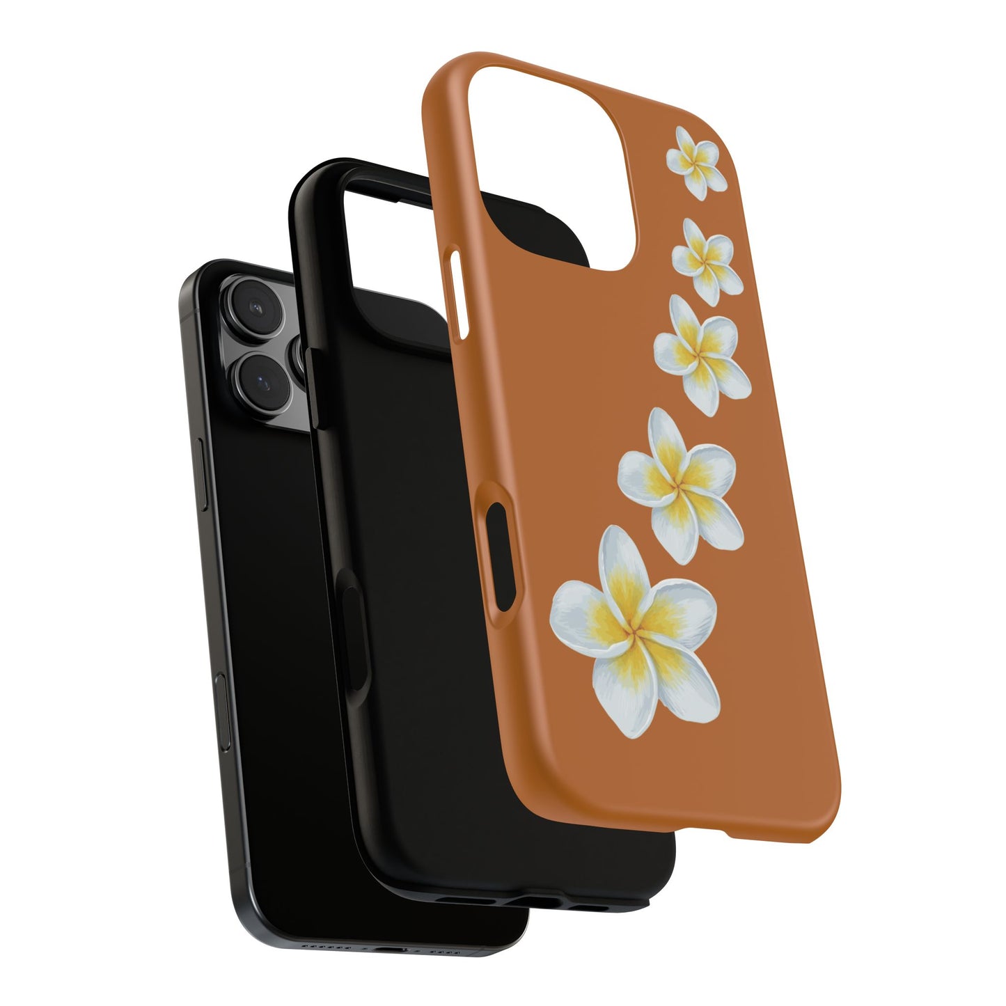 Flower Me Orange Durable Phone Cases