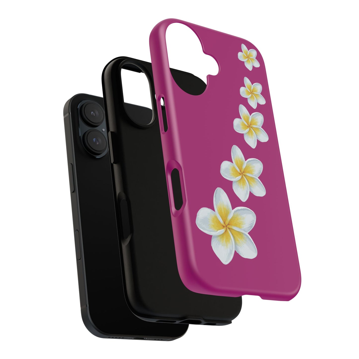 Flower Me Fuchsia Durable Phone Case
