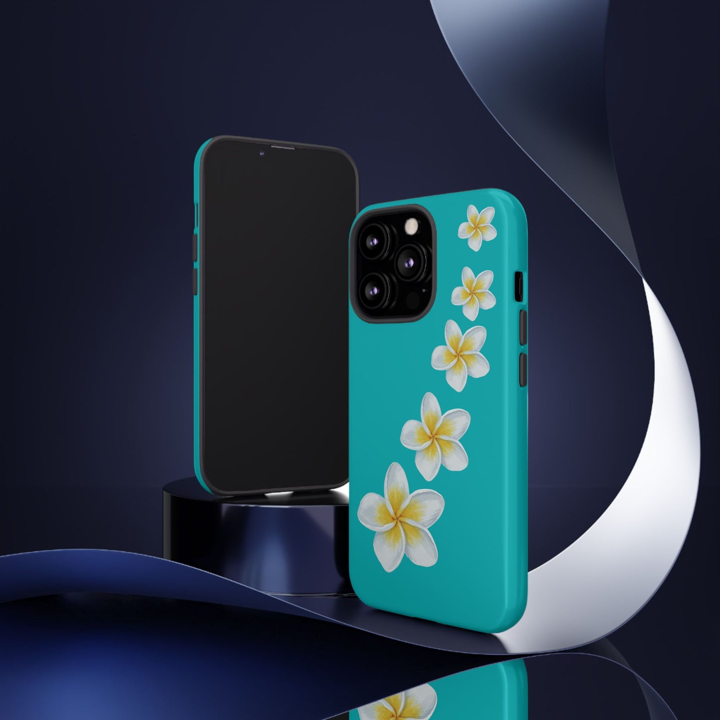 Flower Me Blue Durable Phone Case