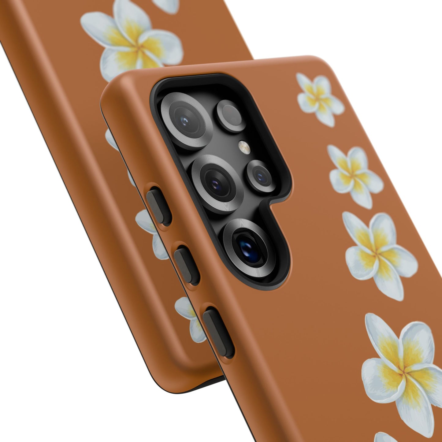 Flower Me Orange Durable Phone Cases