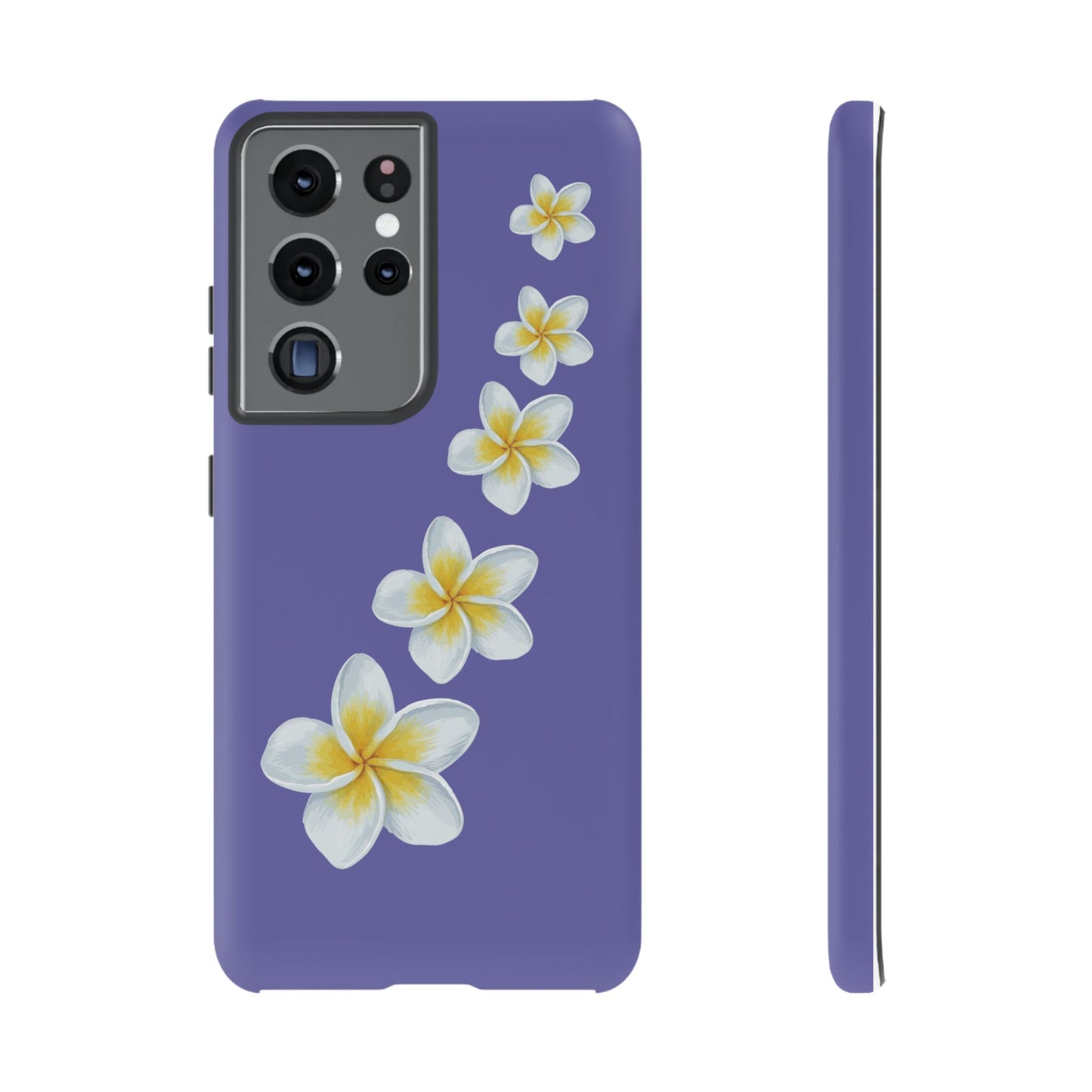 Flower Me Indigo Durable Phone Case