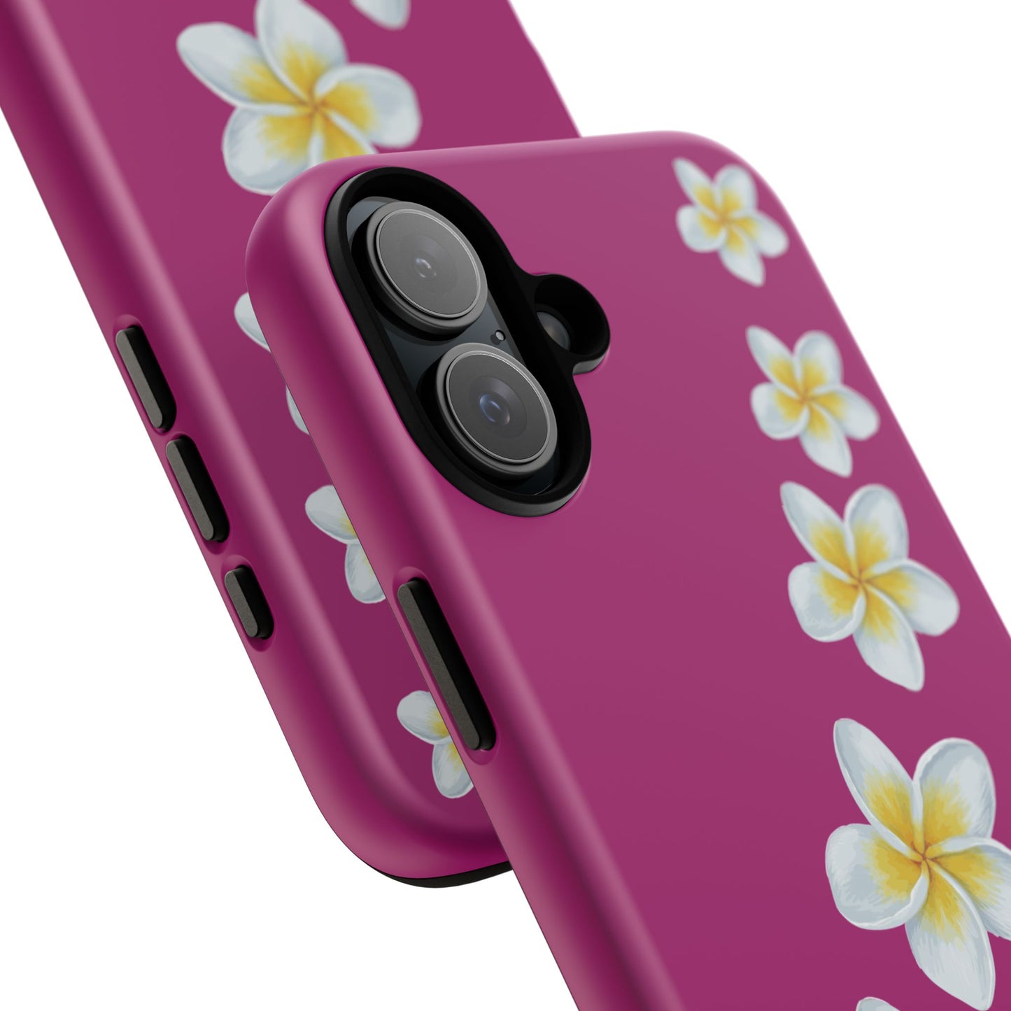 Flower Me Fuchsia Durable Phone Case
