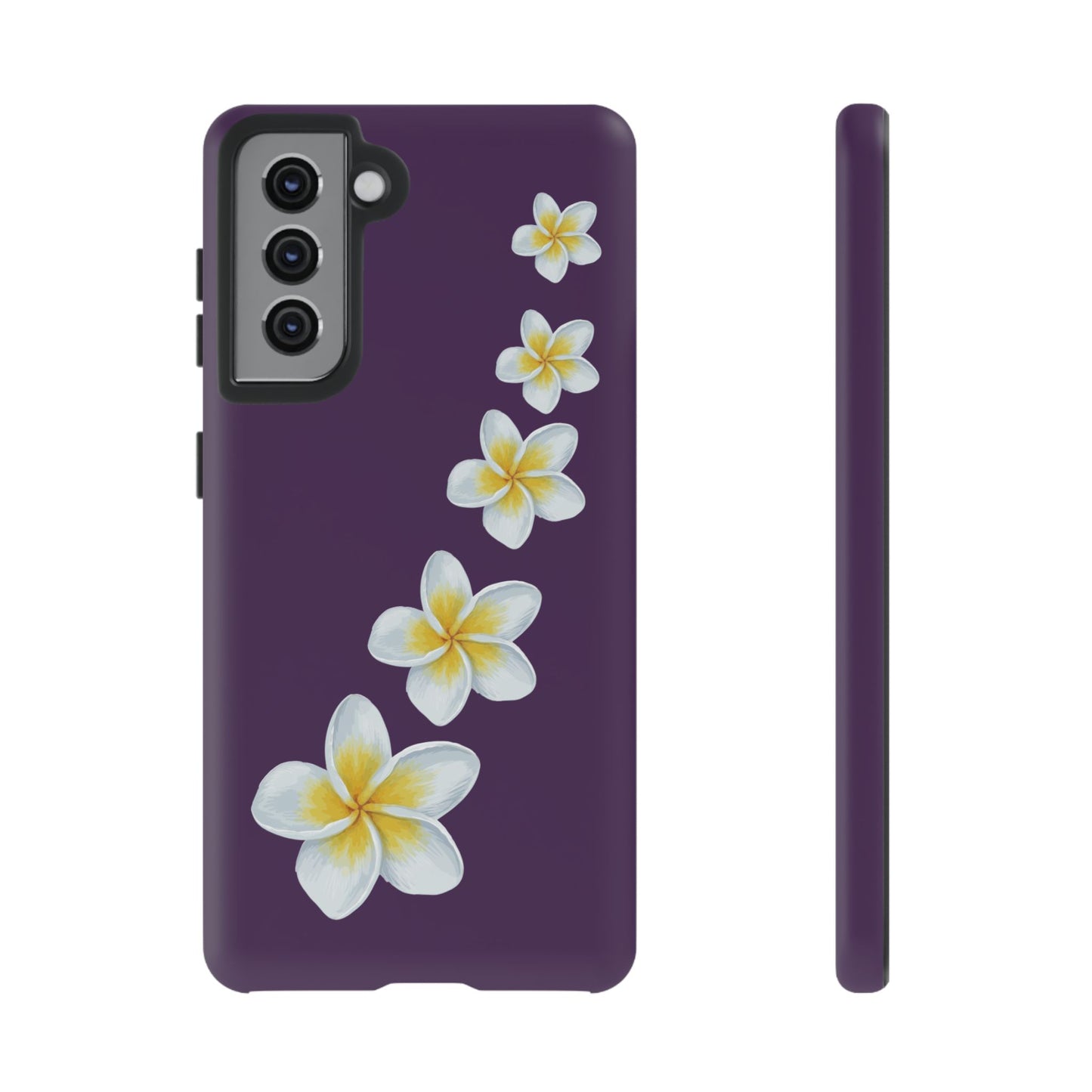 Flower Me Purple Durable Phone Case