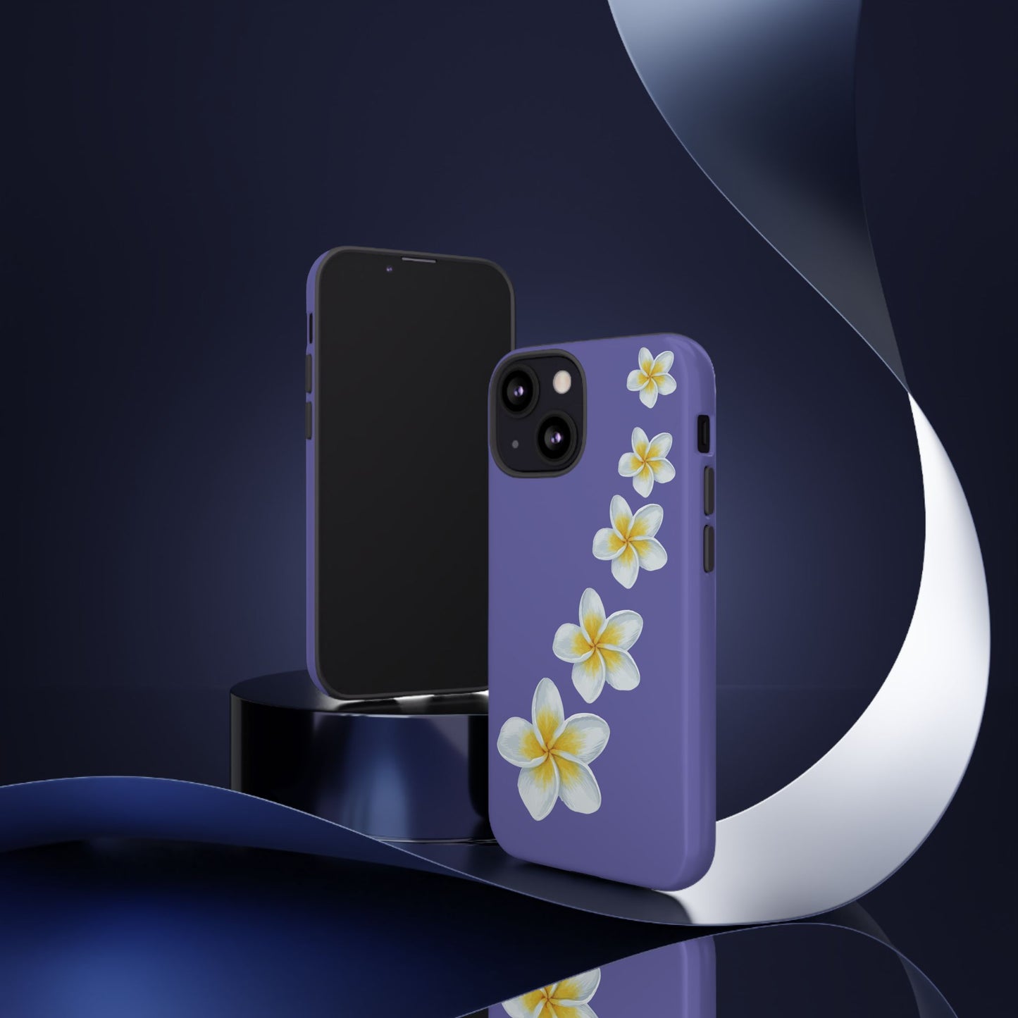 Flower Me Indigo Durable Phone Case