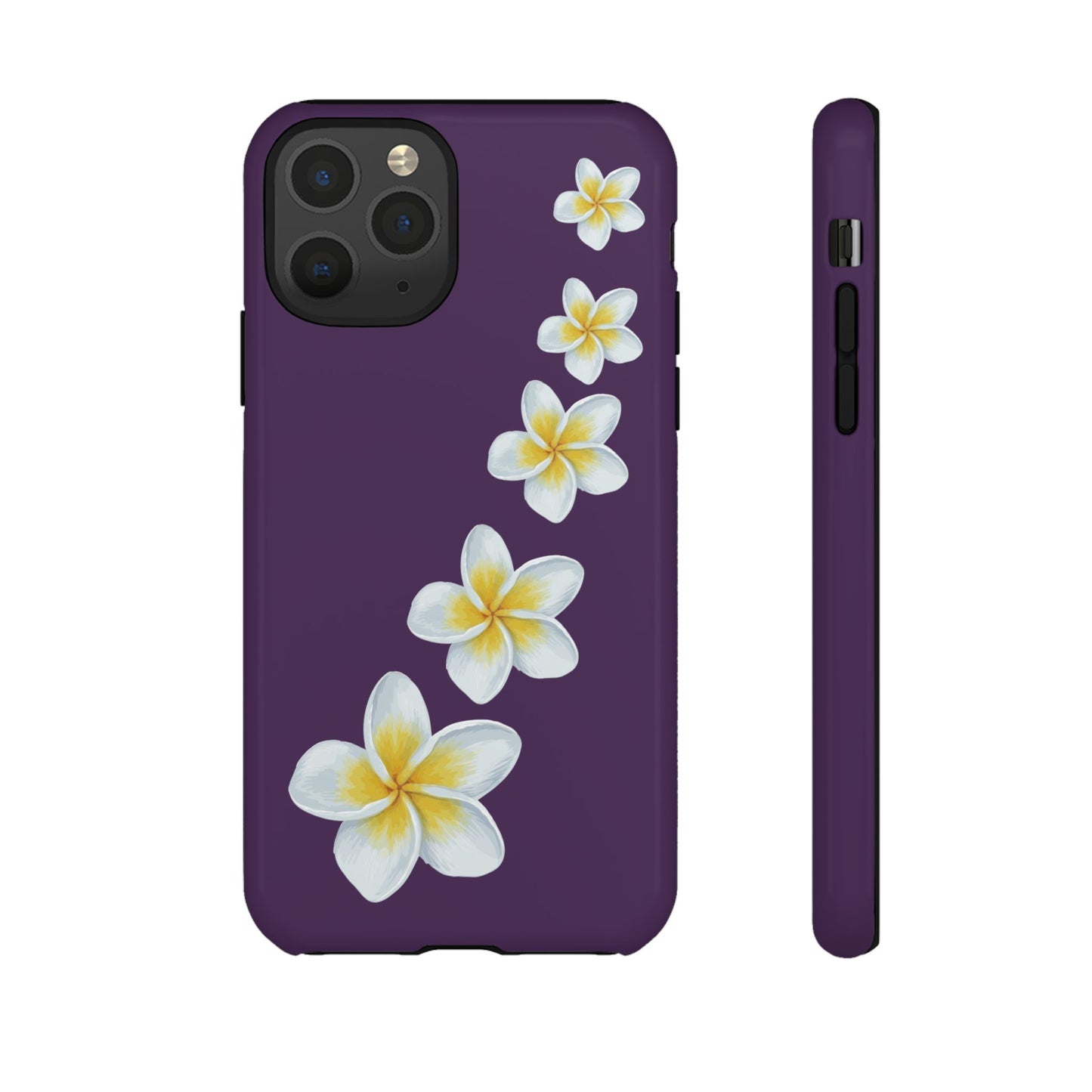 Flower Me Purple Durable Phone Case