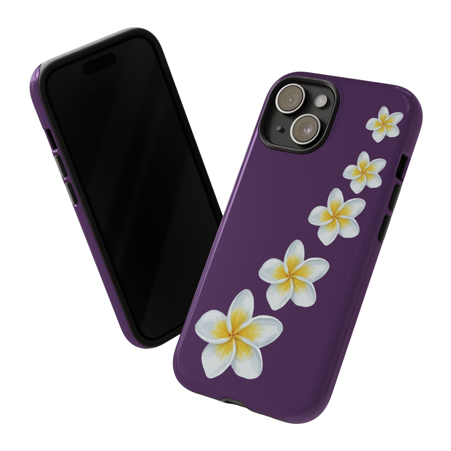 Flower Me Purple Durable Phone Case