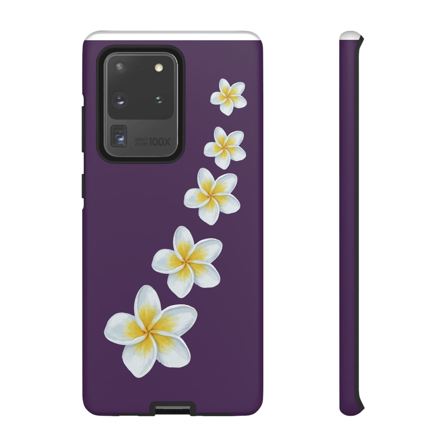 Flower Me Purple Durable Phone Case
