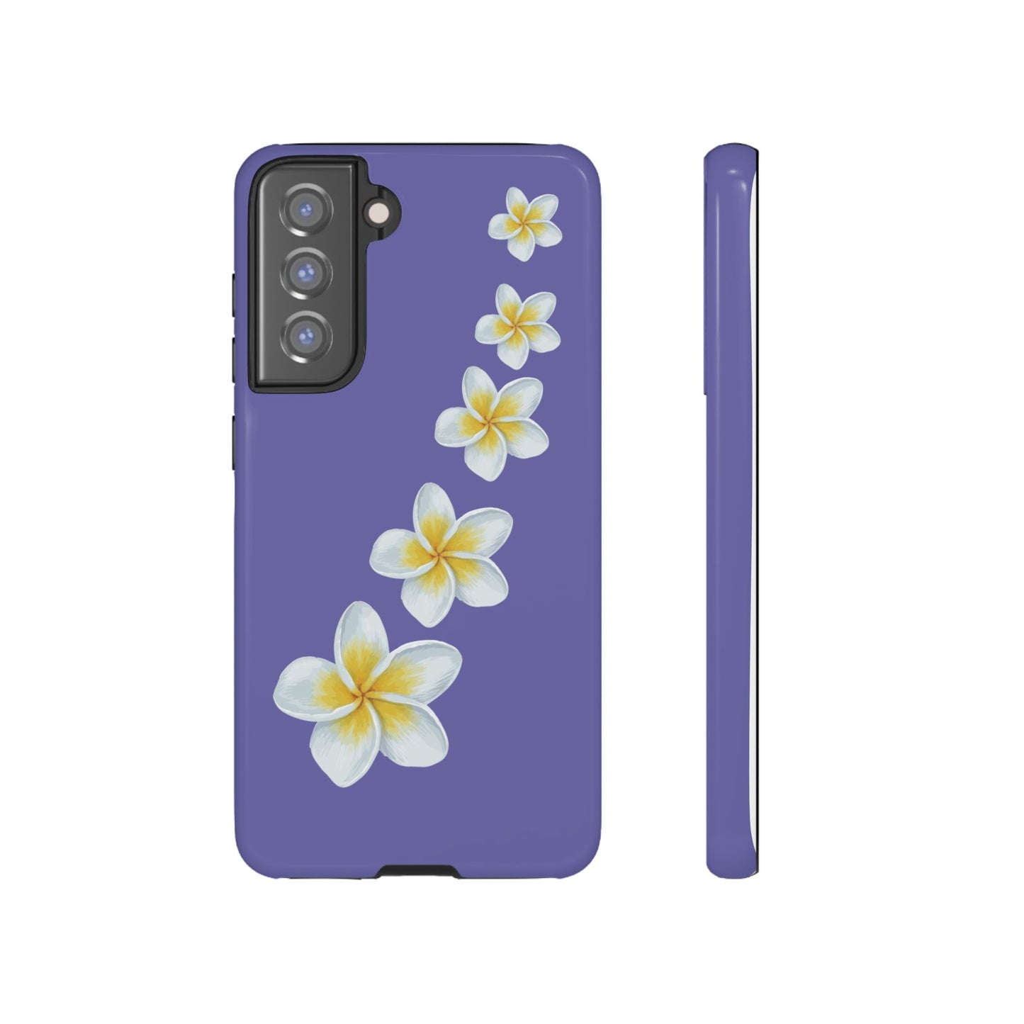 Flower Me Indigo Durable Phone Case