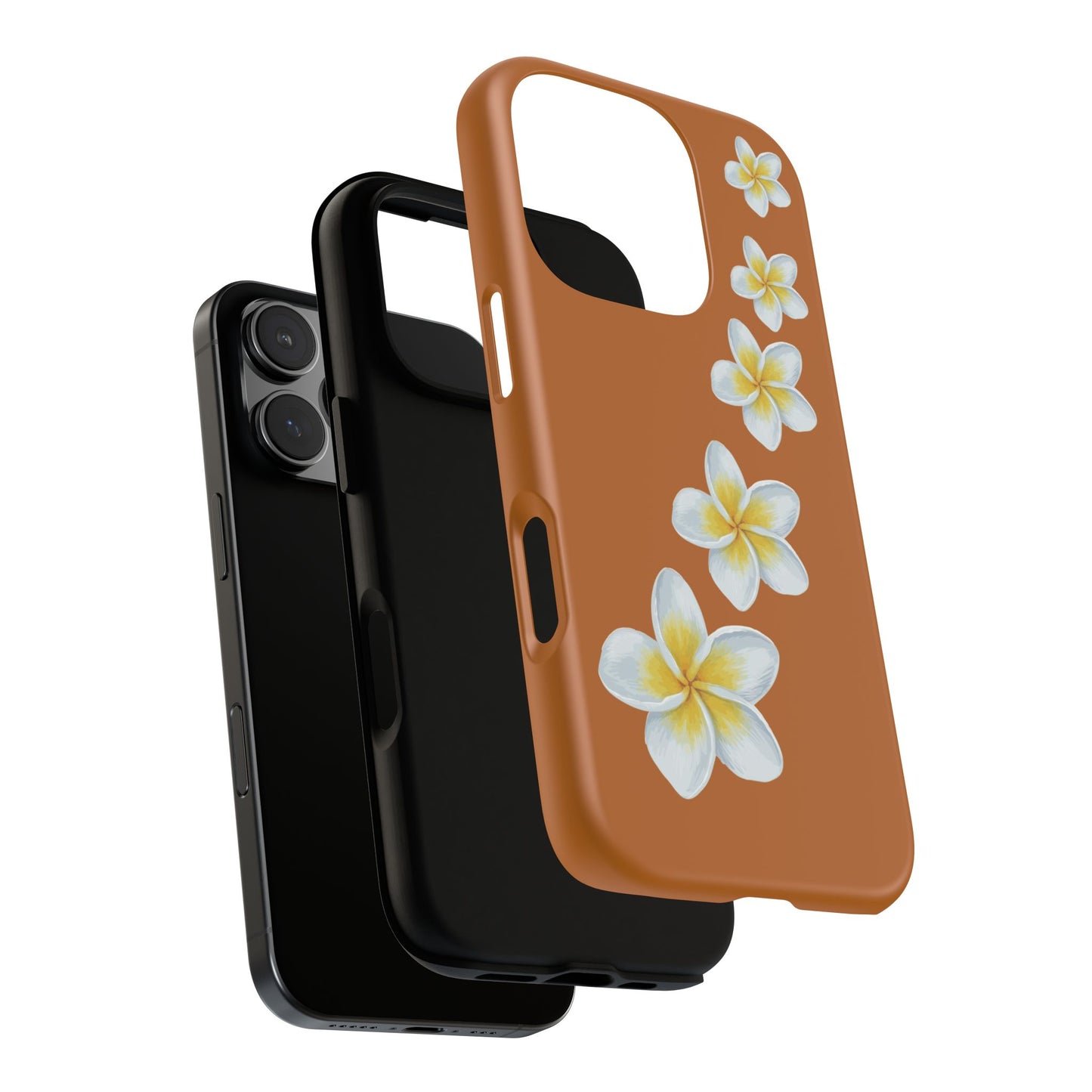 Flower Me Orange Durable Phone Cases
