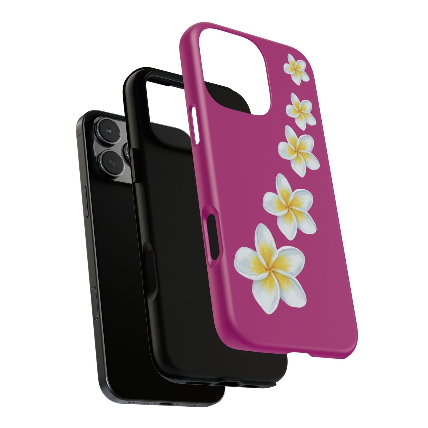 Flower Me Fuchsia Durable Phone Case