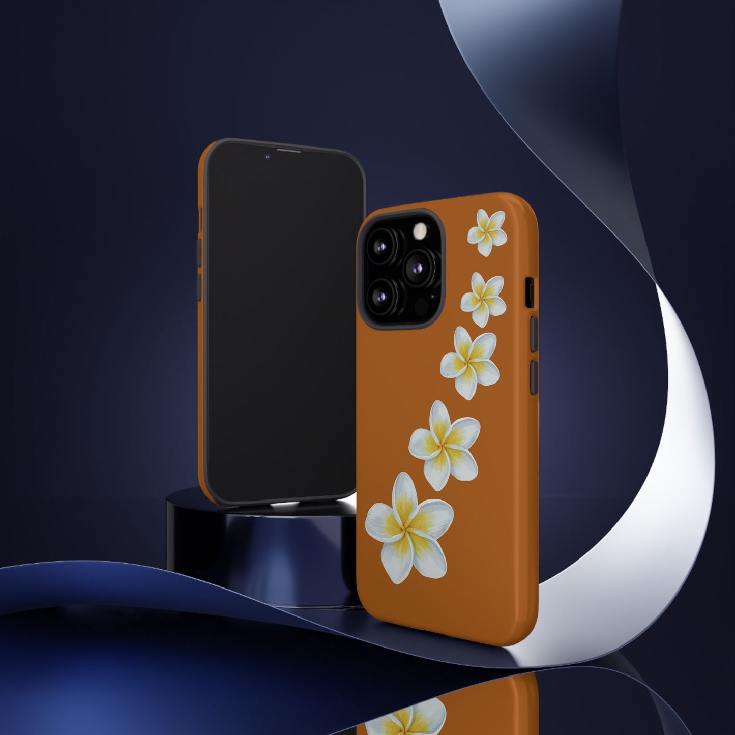 Flower Me Orange Durable Phone Cases