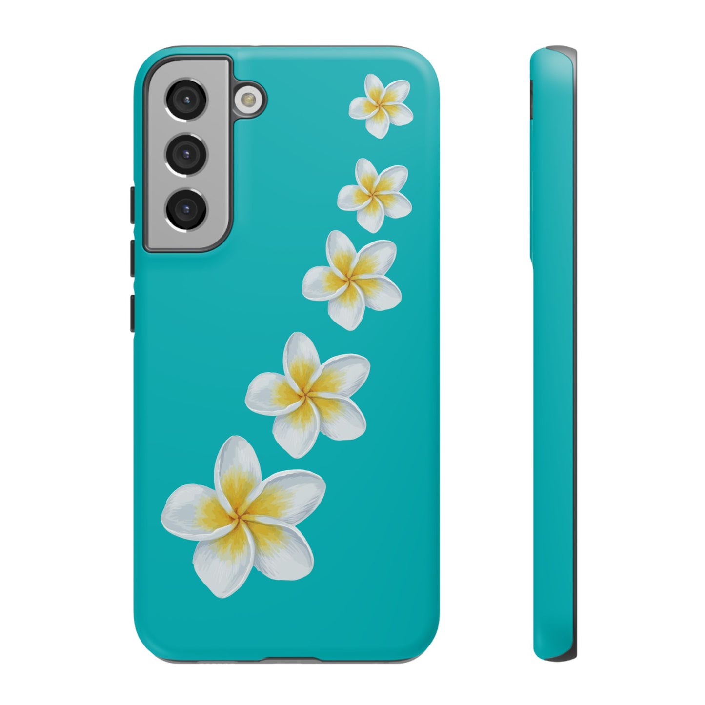 Flower Me Blue Durable Phone Case