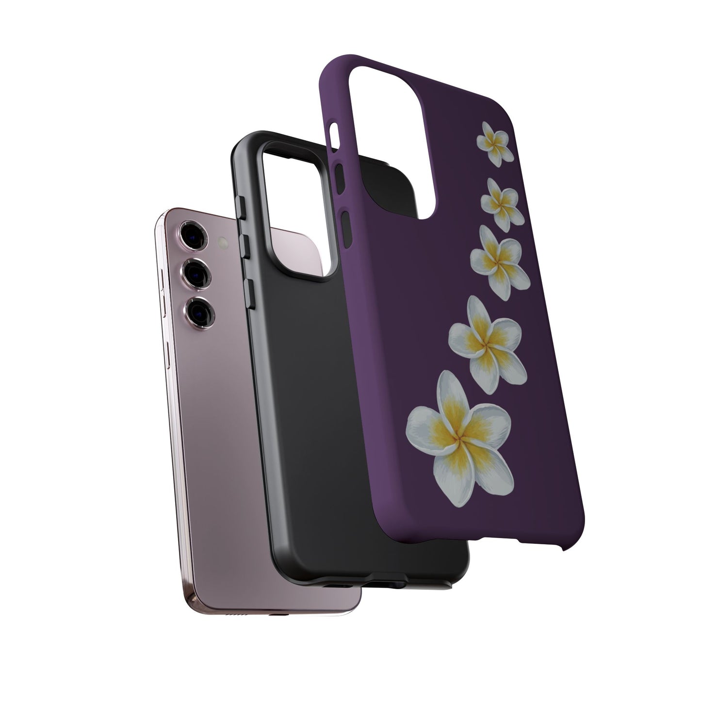 Flower Me Purple Durable Phone Case