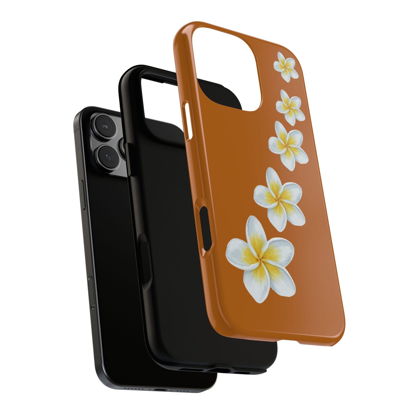 Flower Me Orange Durable Phone Cases