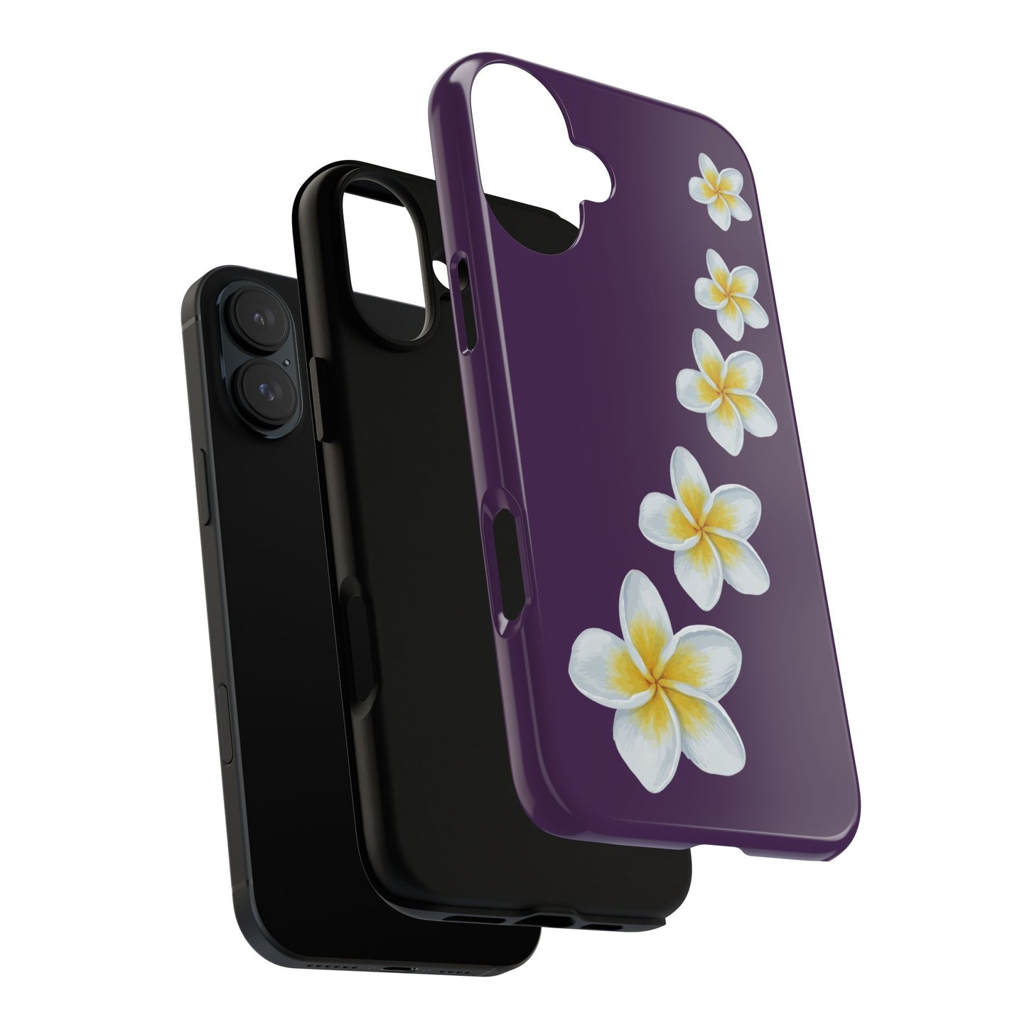 Flower Me Purple Durable Phone Case