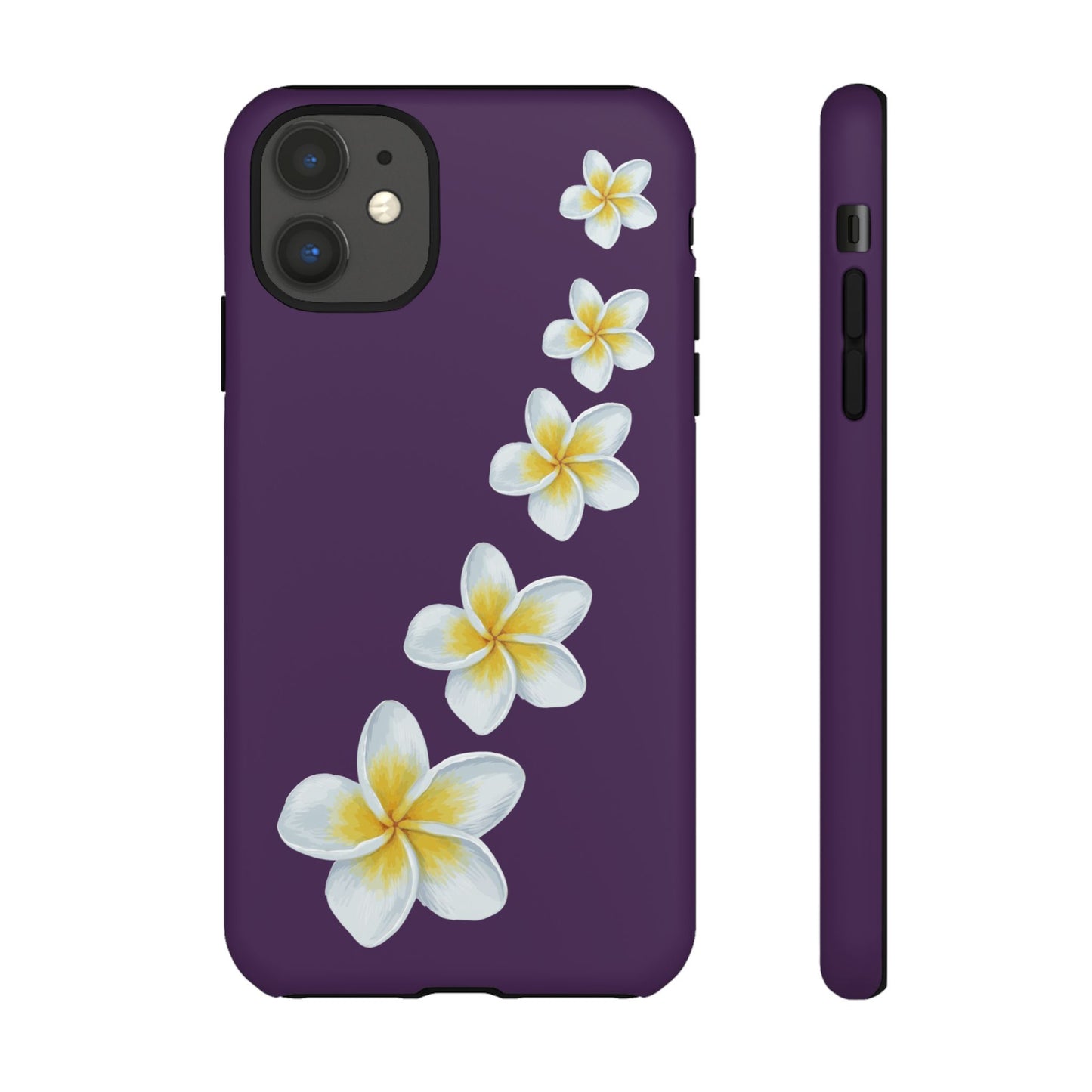 Flower Me Purple Durable Phone Case