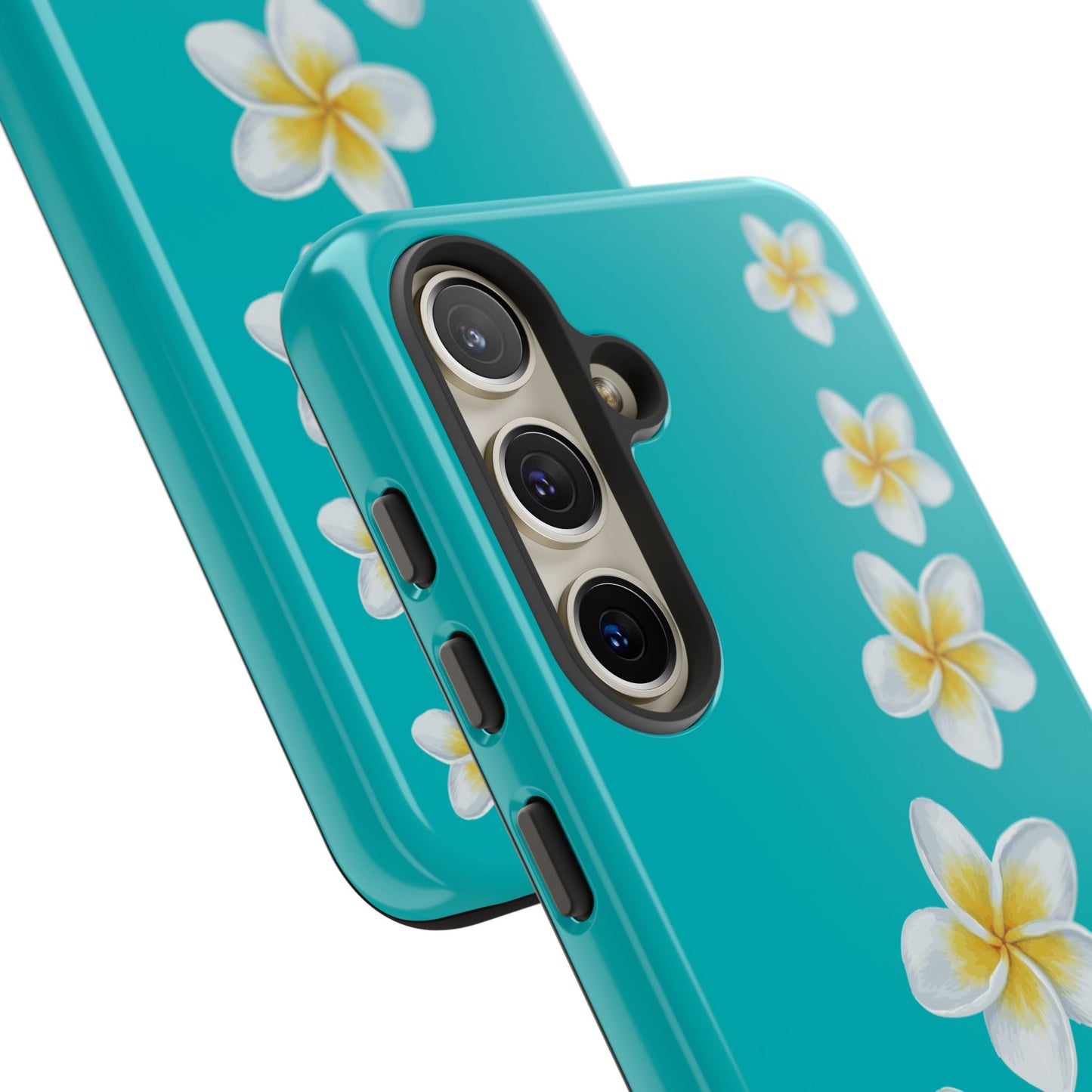 Flower Me Blue Durable Phone Case