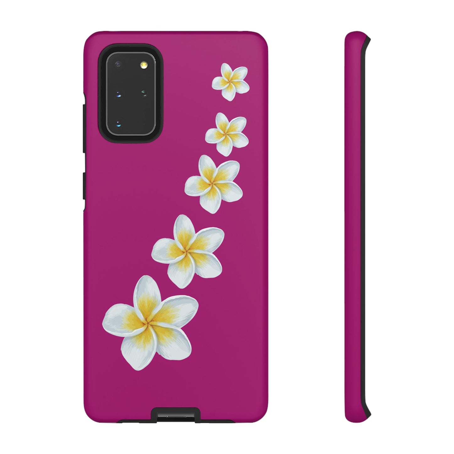 Flower Me Fuchsia Durable Phone Case