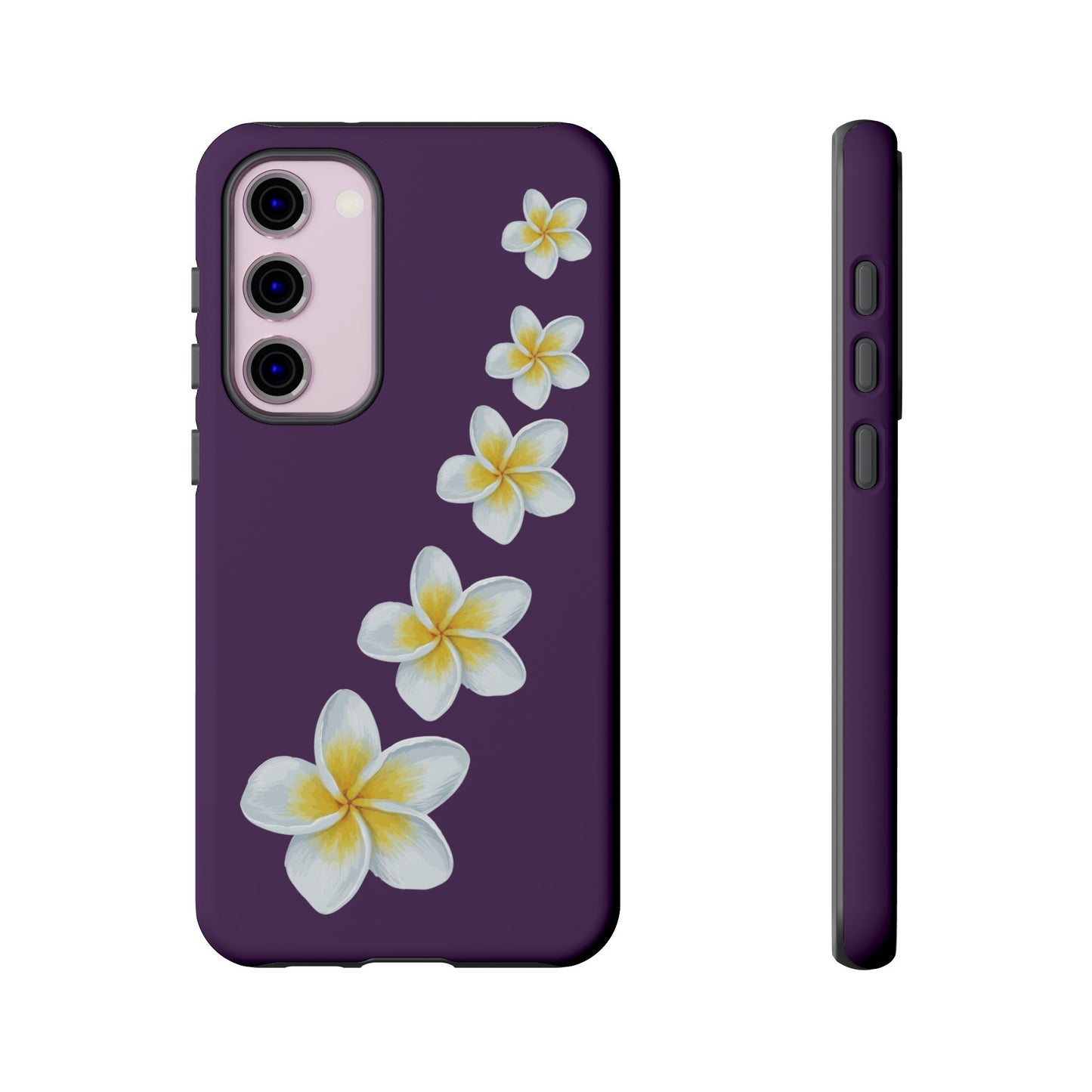 Flower Me Purple Durable Phone Case