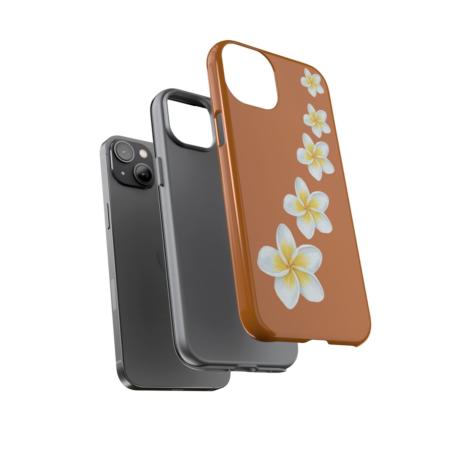 Flower Me Orange Durable Phone Cases