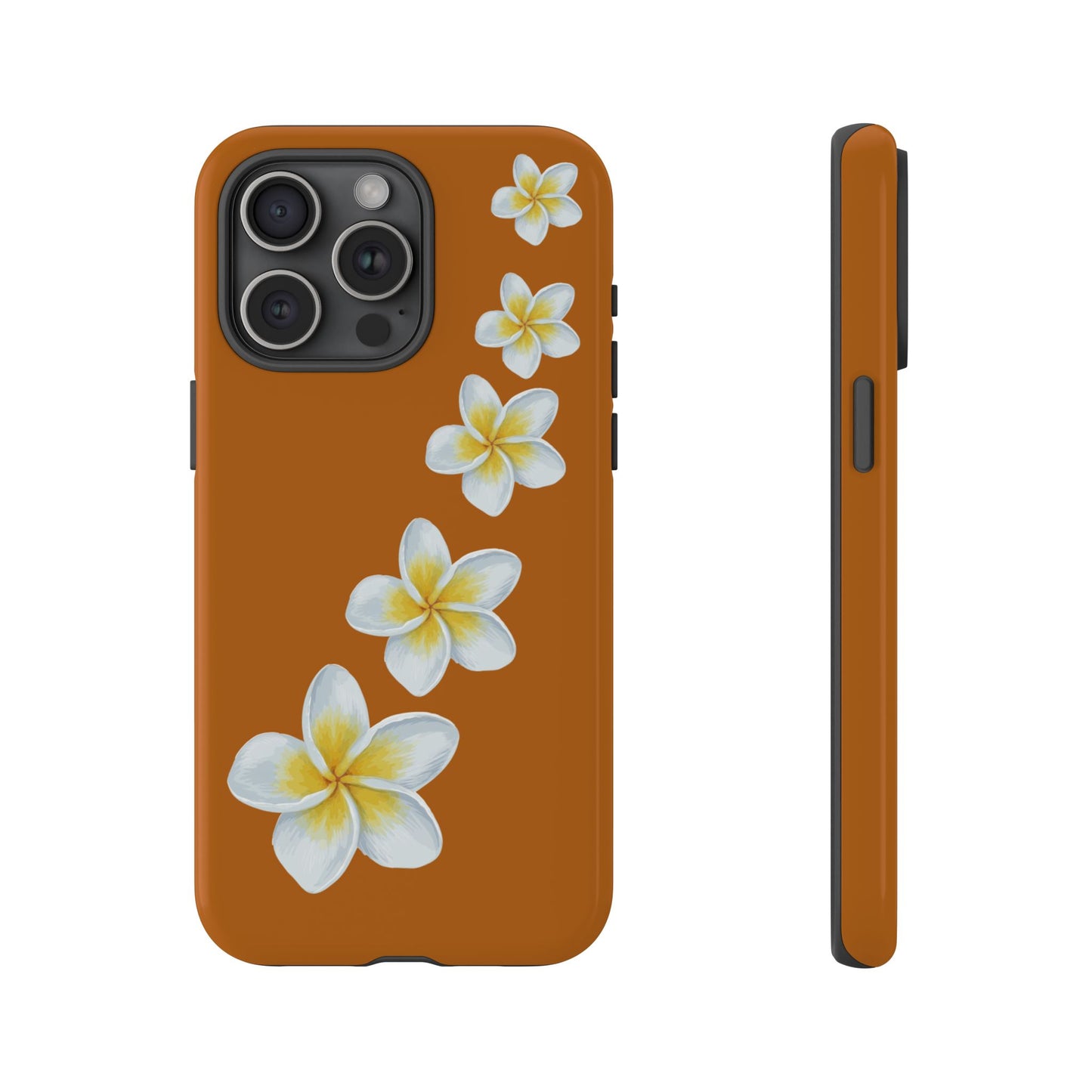 Flower Me Orange Durable Phone Cases